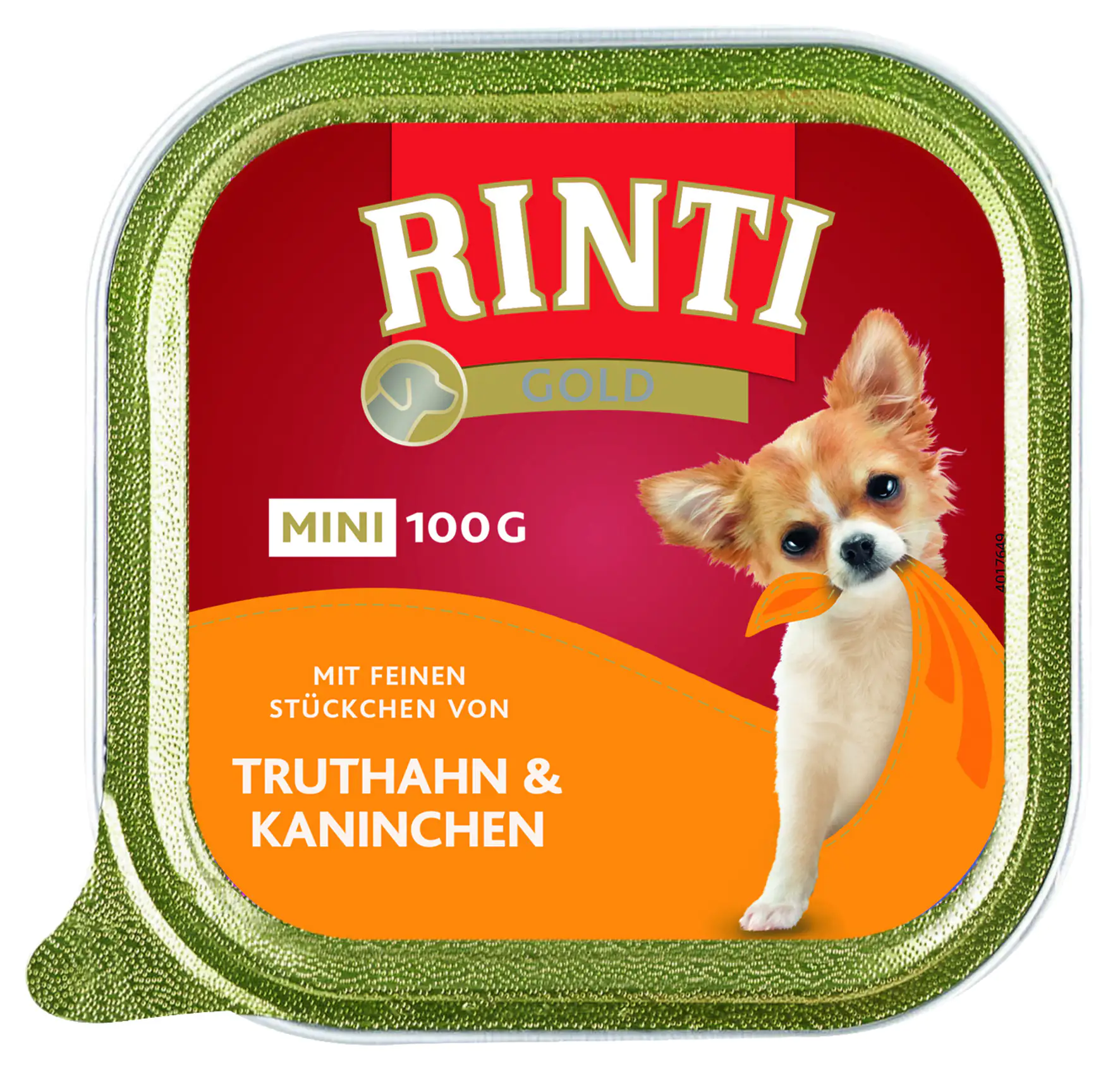 Rinti Gold mini Hundenassfutter Adult 100 g Truthahn & Kaninchen
