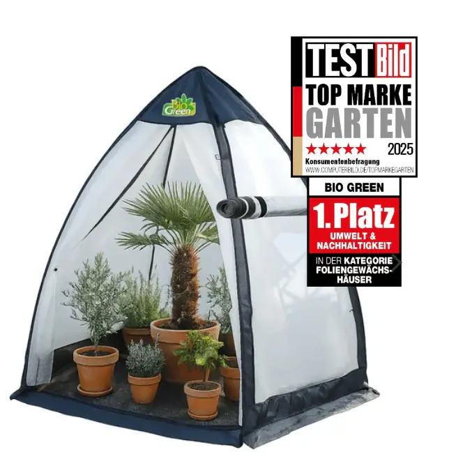 Biogreen Überwinterungszelt "Tropical Island Breeze L" für Pflanzen H 280 x Ø 340 cm