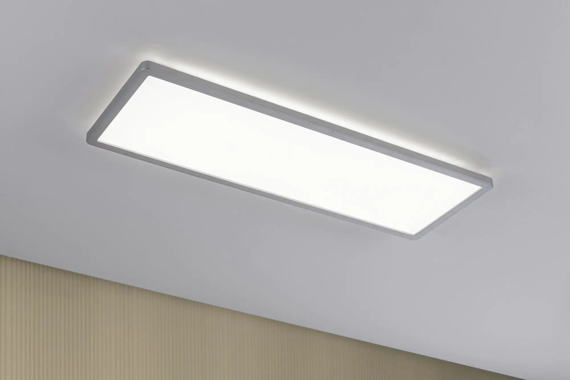 Paulmann LED Panel Atria Shine chrom-matt 58 x 20 cm neutralweiß dimmbar