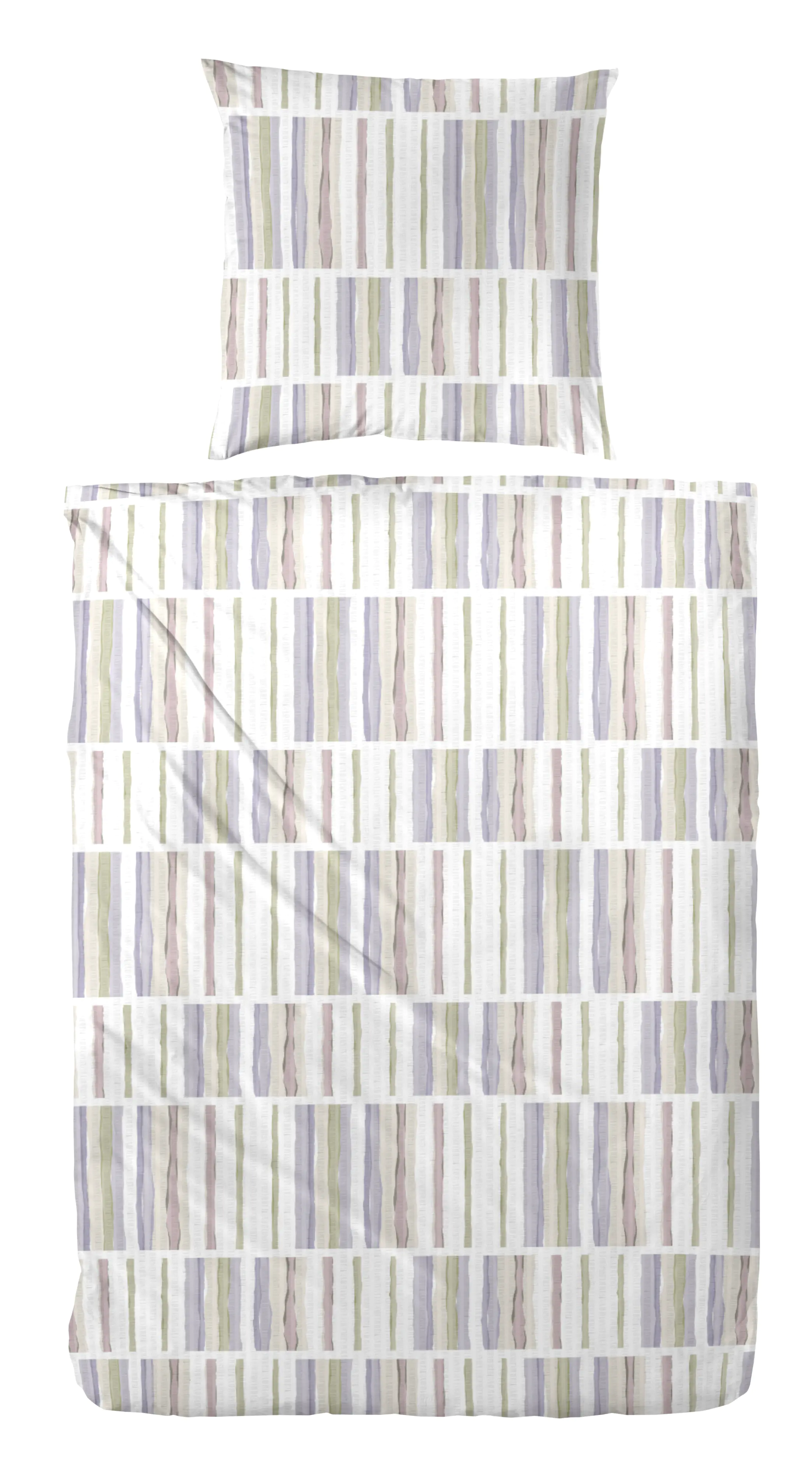 Westminster Bettwäsche Mikrofaser gestreift bunt 135 x 200 cm 