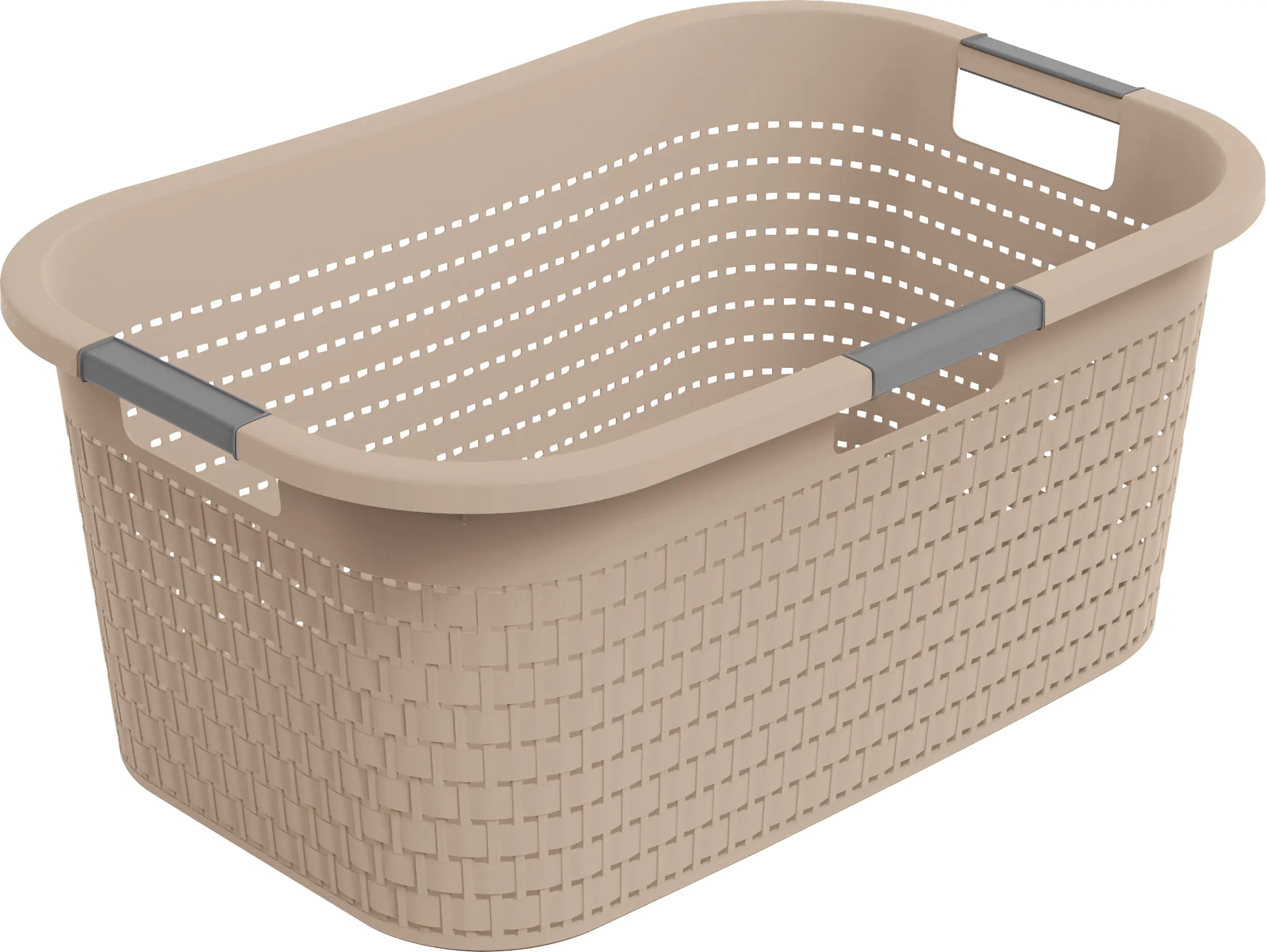 Rotho Wäschekorb Country, 40 L meadow rose