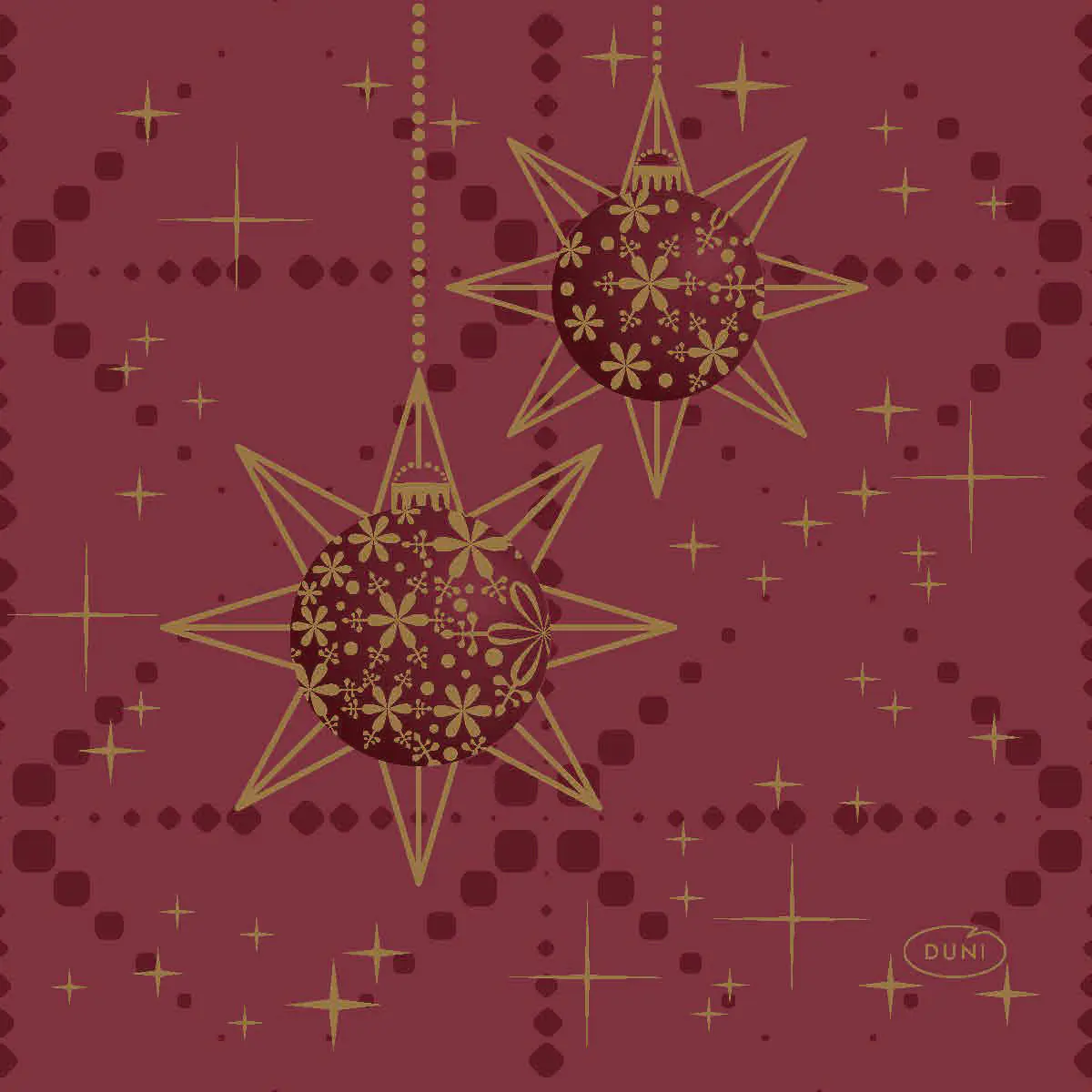 Duni Servietten gilded bauble 24 x 24 cm - 20er Pack