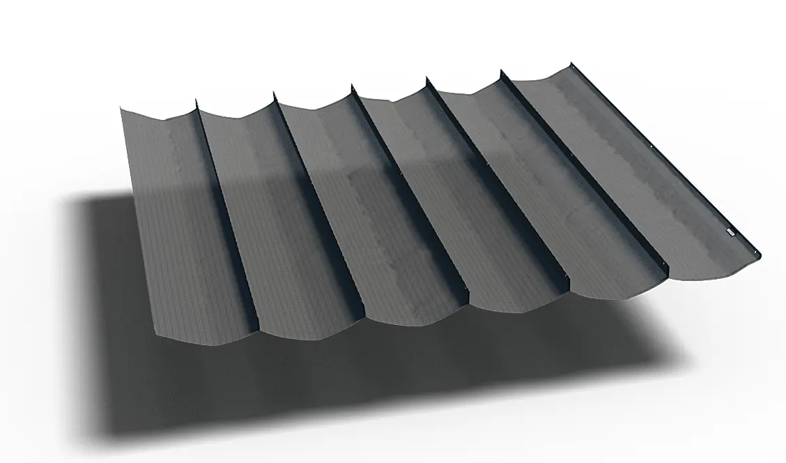 Platinum Faltsonnensegel Coolfit 2 x 5 m grau