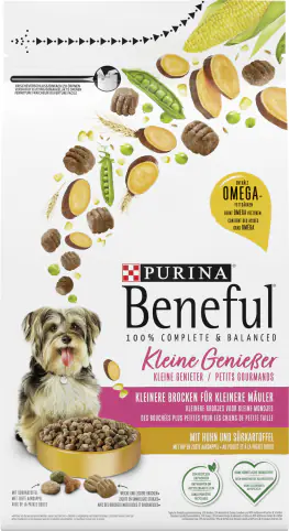 Purina Beneful Hundetrockenfutter Adult Mini 1,4 kg Huhn & Süßkartoffel