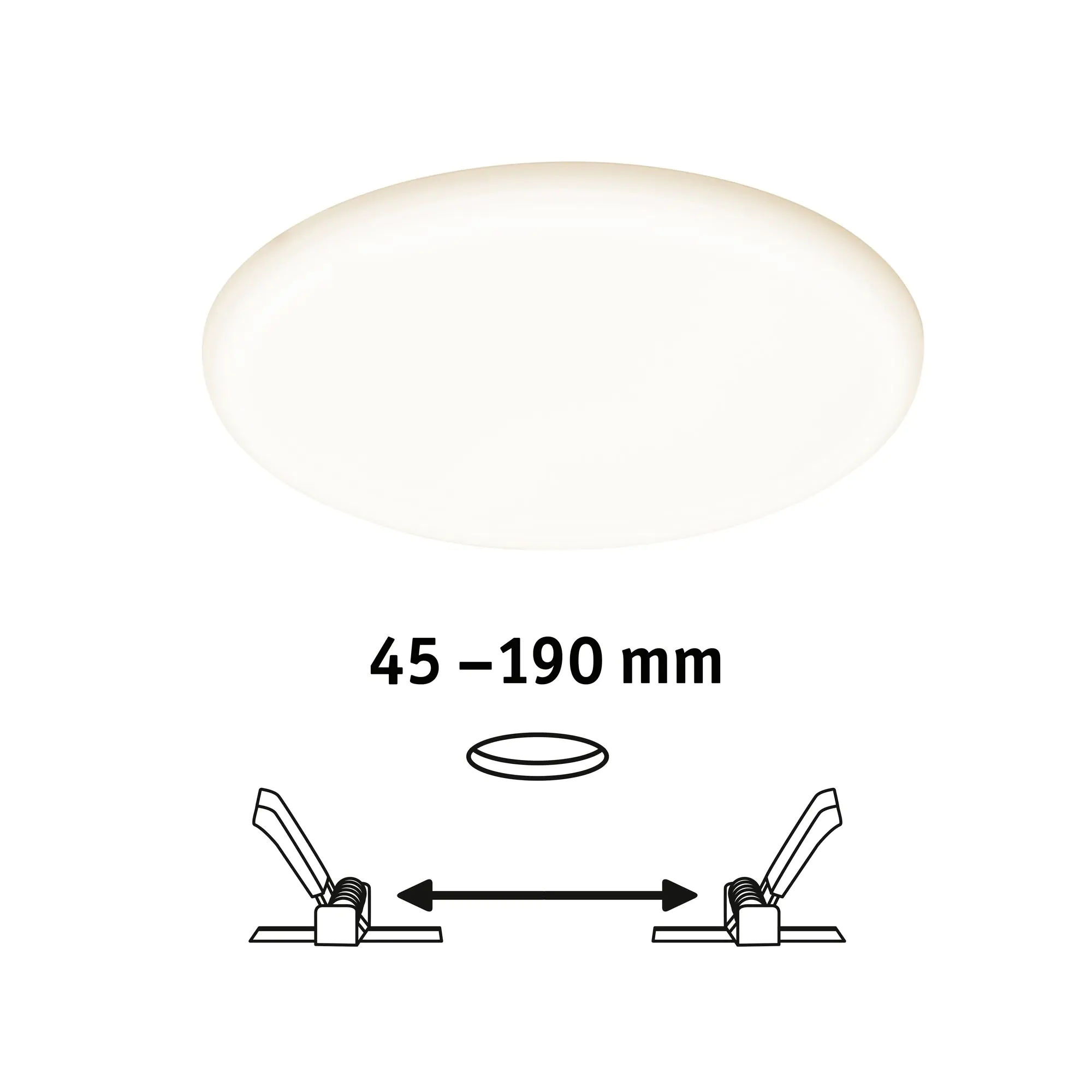 Paulmann Einbauleuchte LED Veluna Varifit WhiteSwitch rund Ø 18,5 cm 14 W