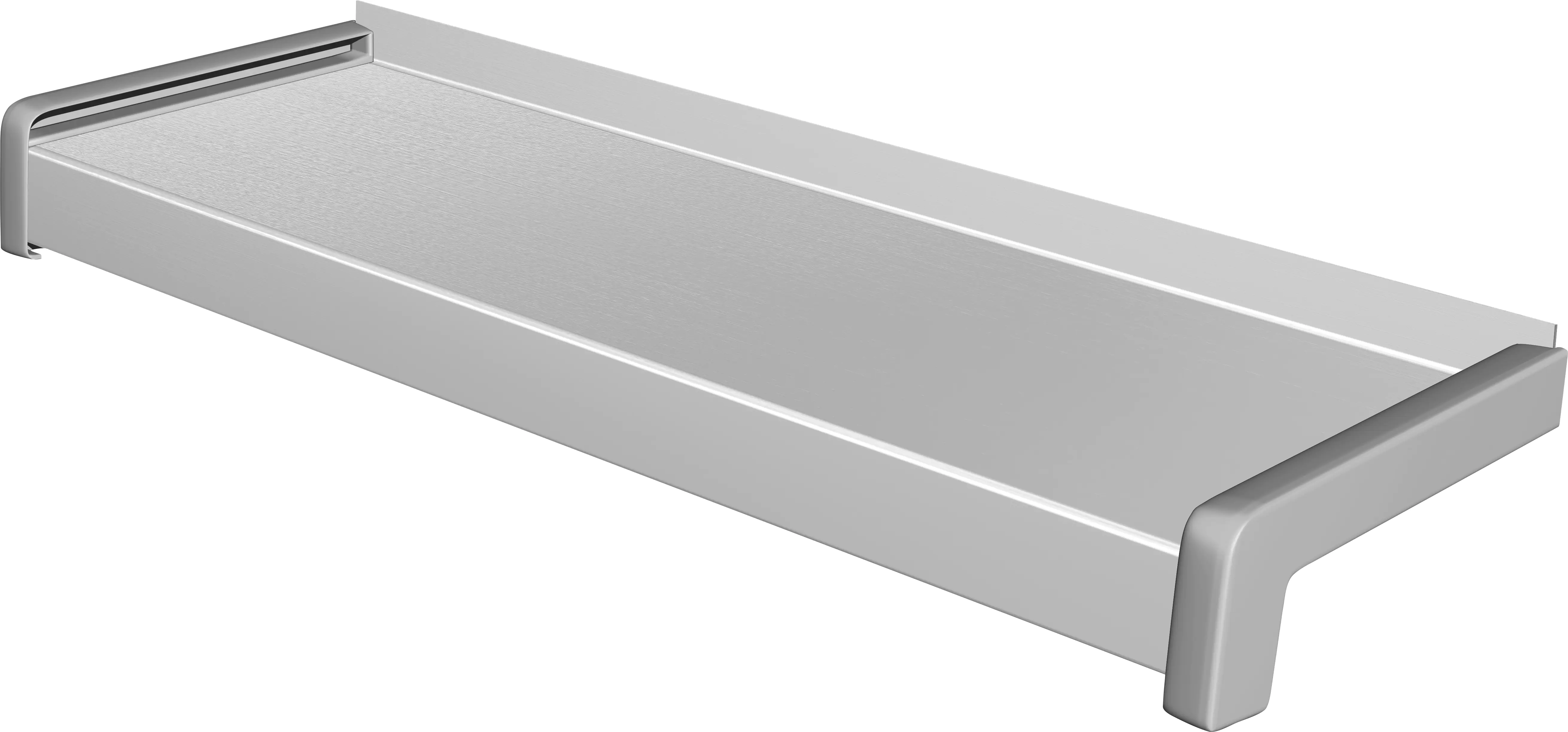 4260036898521_1144931 Sarei Fensterblech Aluminium silber Ausladung 300 mm Länge 3000 mm