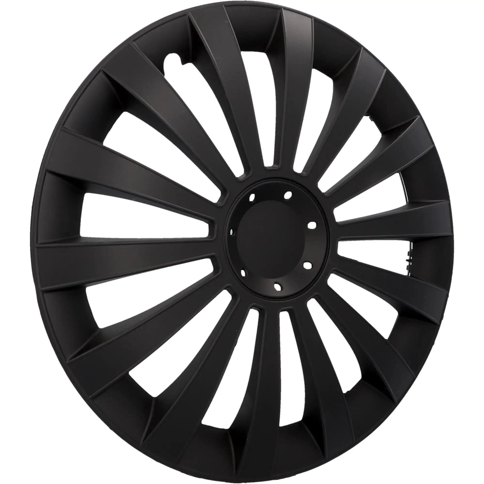 Cartrend Radzierblende Meridian 40 cm (16 Zoll) schwarz 4 stück