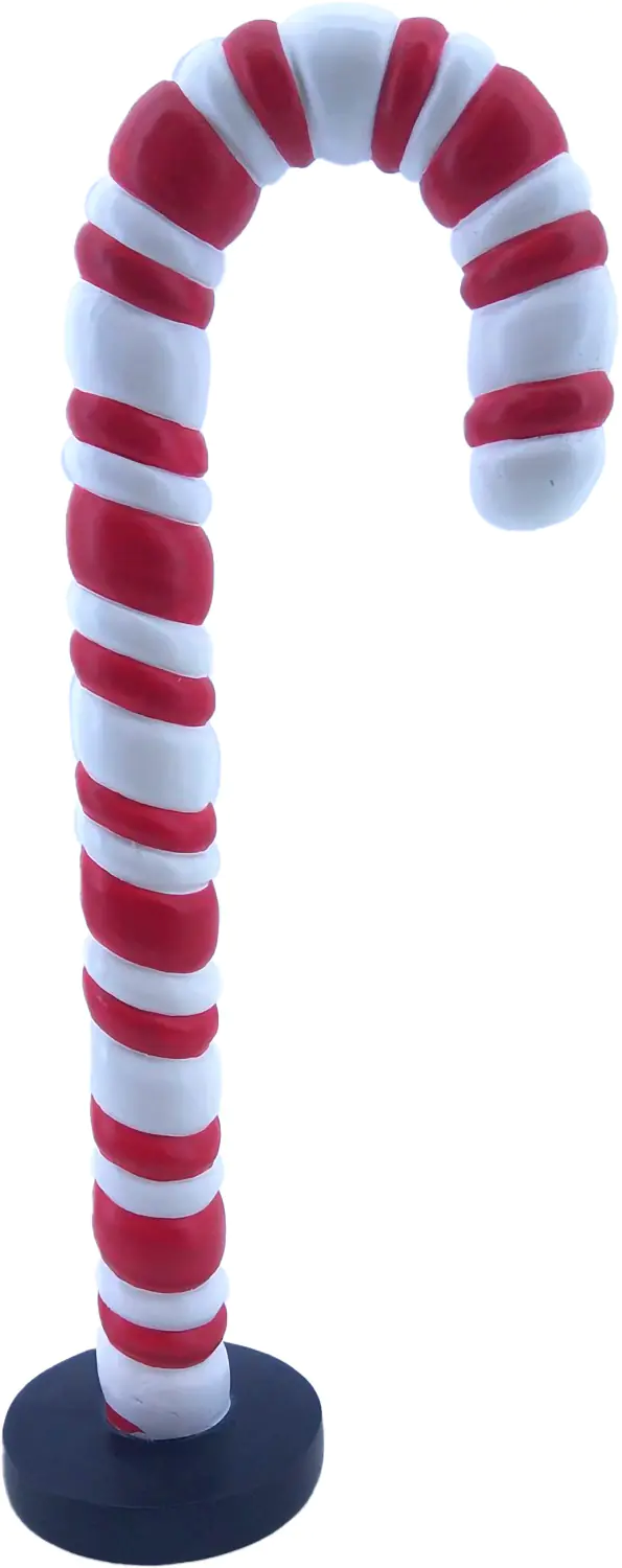 Figur Zuckerstange 28,5 x 11,5 x 6,5cm rot