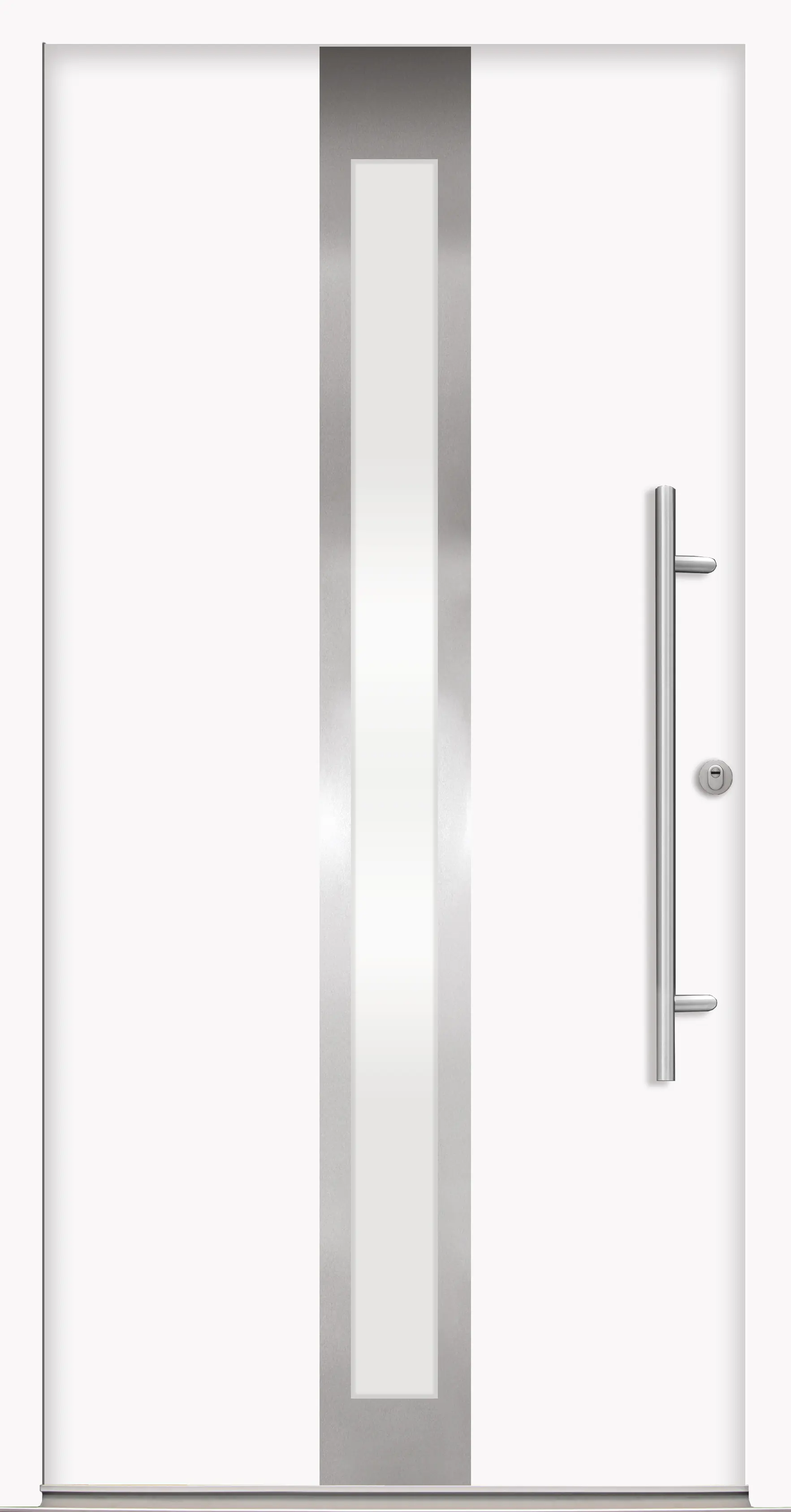 Splendoor Haustür Passivedoor Premium B01 RC2 Weiß DIN Rechts 100 x 210 cm