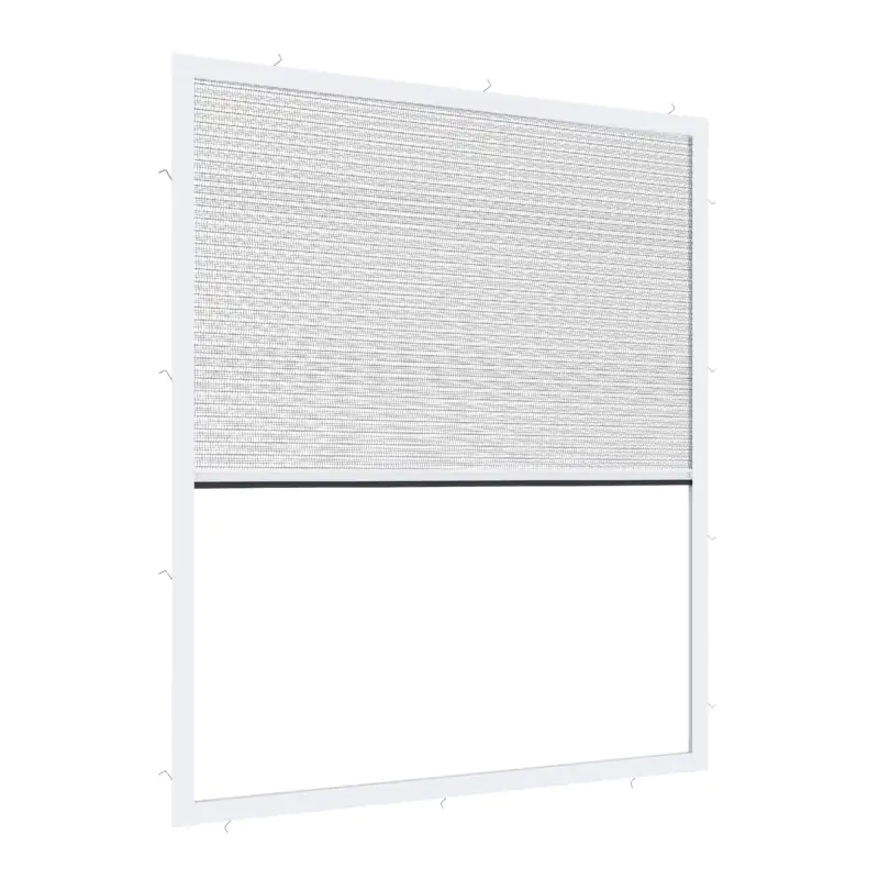 Primaster Fliegenschutz-Plissee 130 x 150 cm weiß/weiß kürzbar