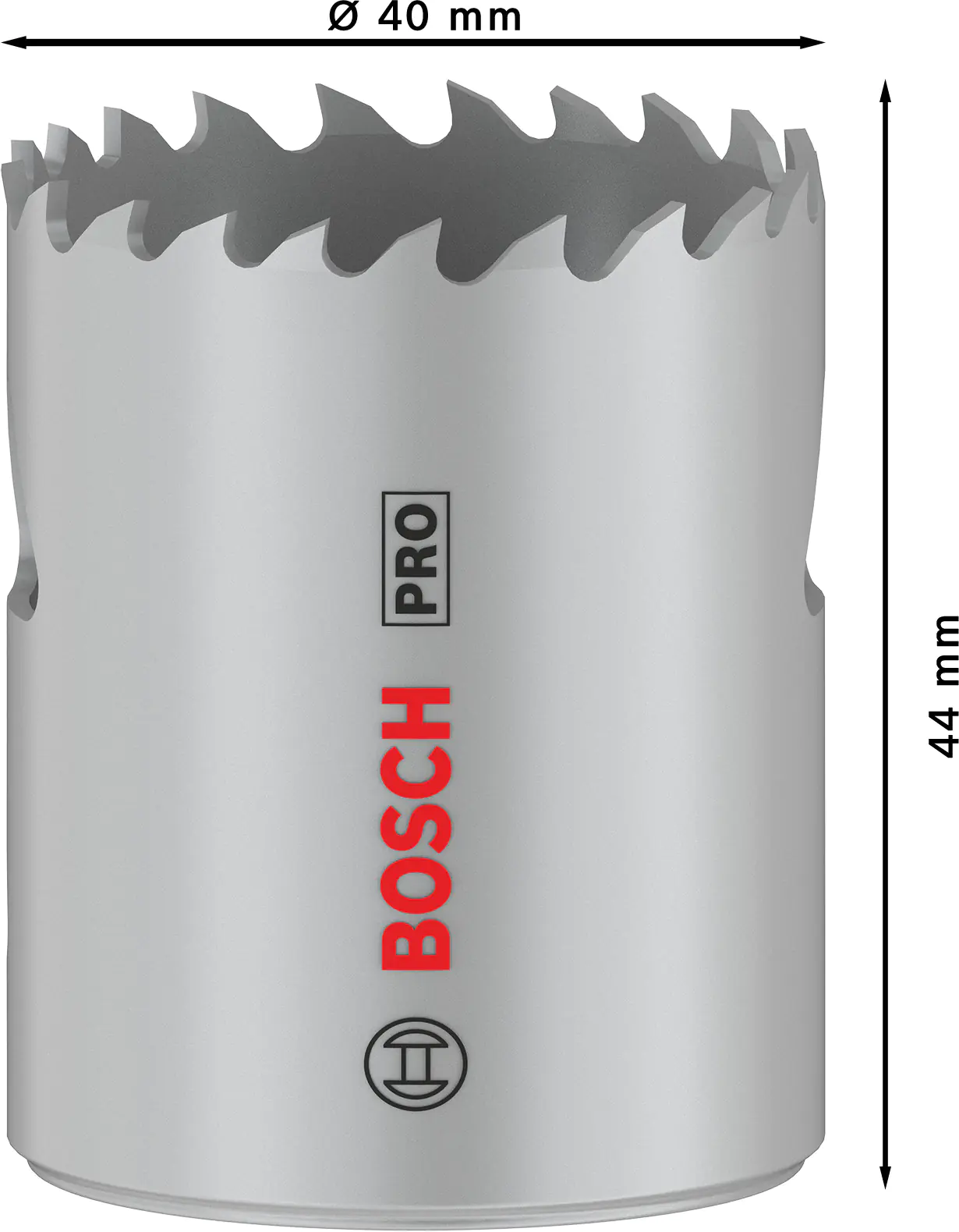 Bosch PRO Multi Material Lochsäge 40 mm mit Gewinde