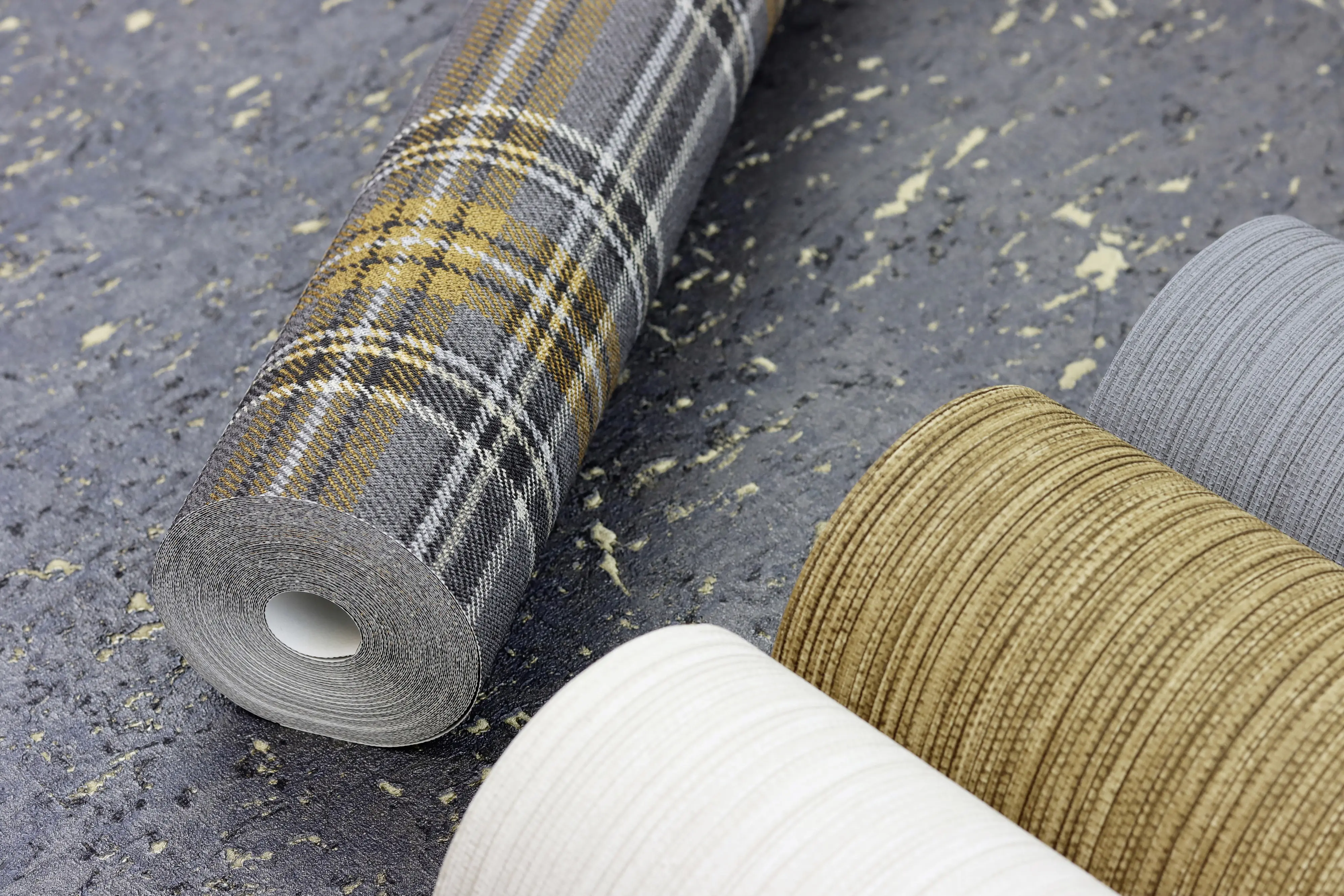 Rasch Vliestapete 537628 Creme-Creme dunkel Uni 10,05 m x 0,53 m