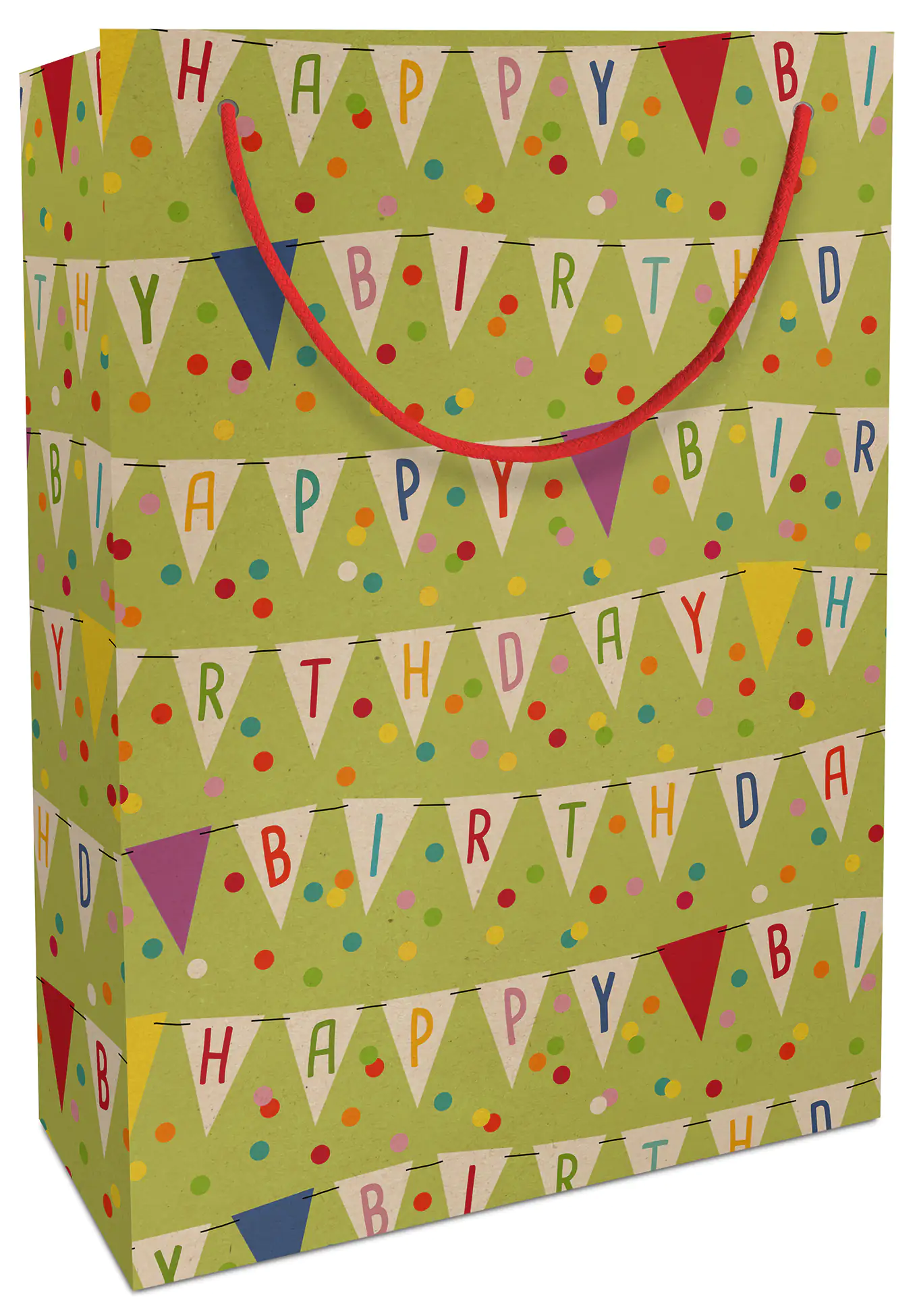 Braun & Company Geschenktasche grün 23 x 33 x 11 cm