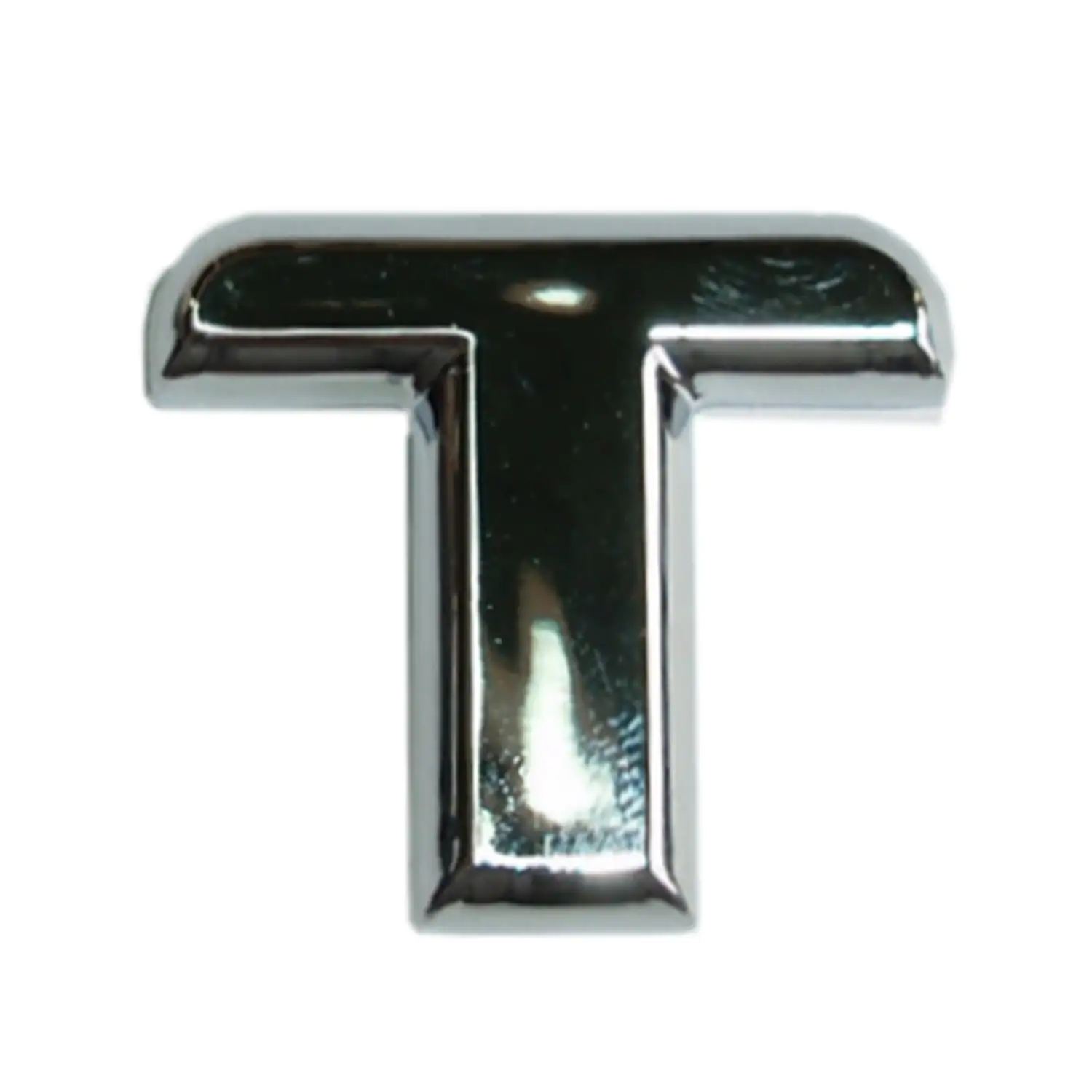 Hermann Schütz 3D-Relief-Chrome-Buchstabe T 25x35mm