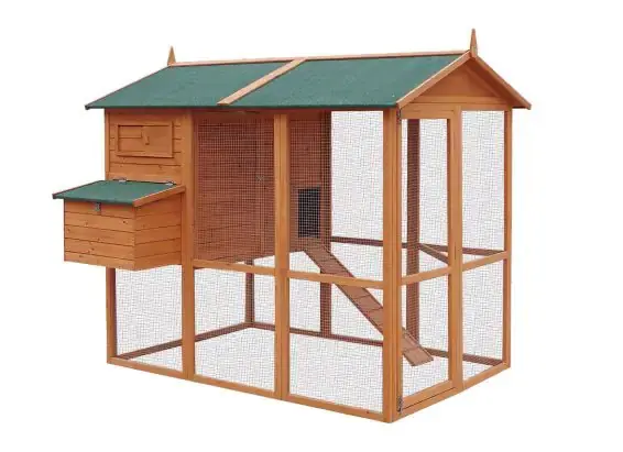 TrendLine Hühnerhaus Wilma XXL 174 x 149 x 160 cm natur