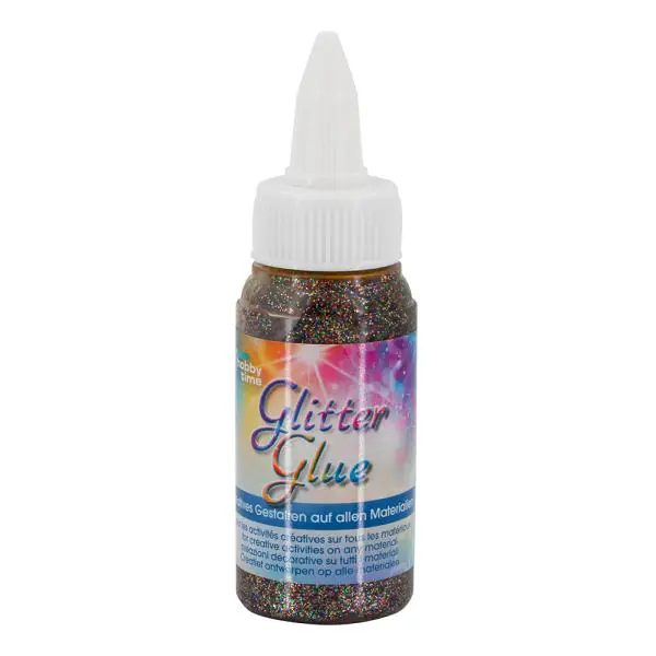 Glorex Glitterglue Flasche 60 ml multicolor
