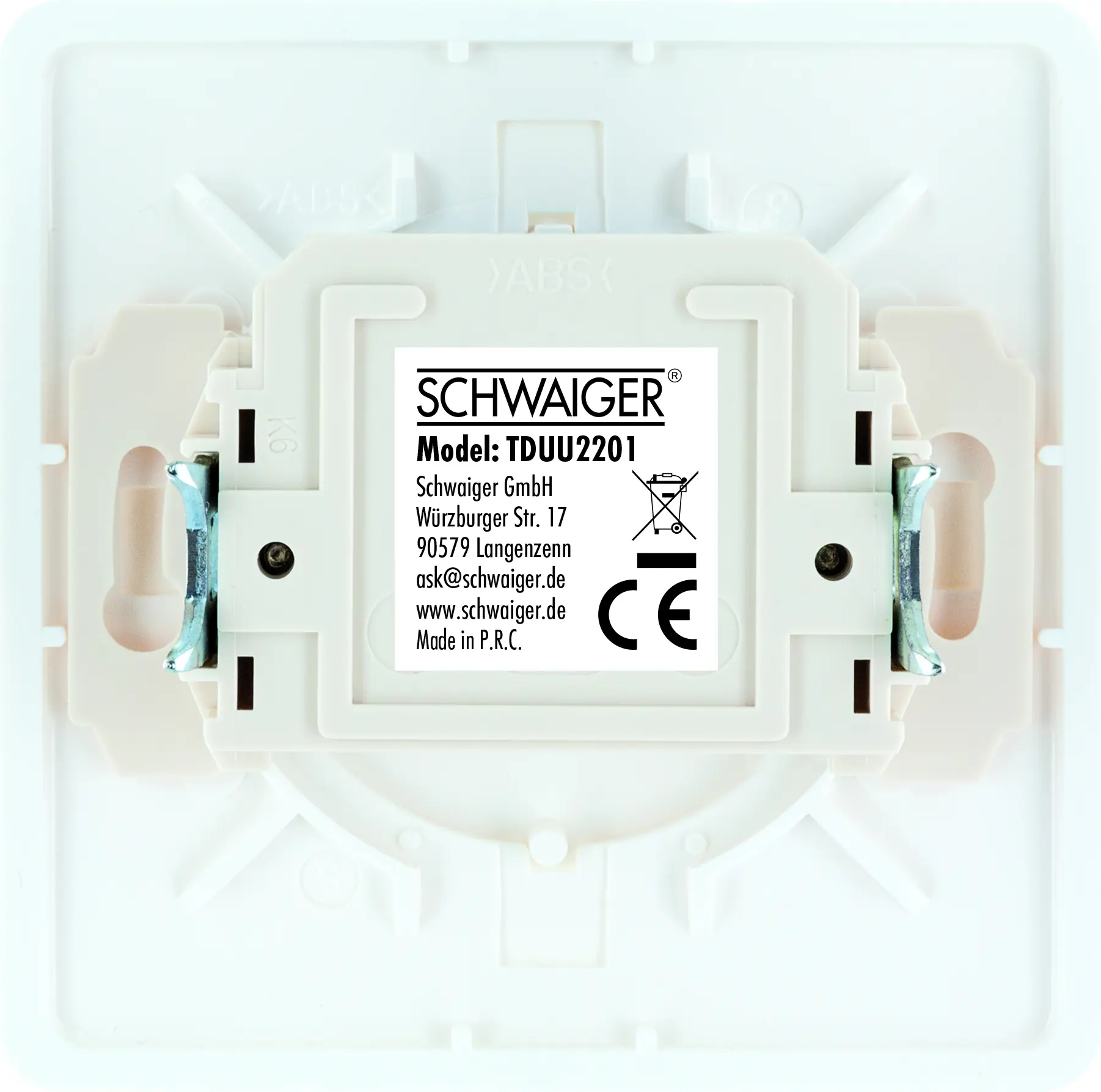 Schwaiger Anschlussdose TAE Unterputz weiß