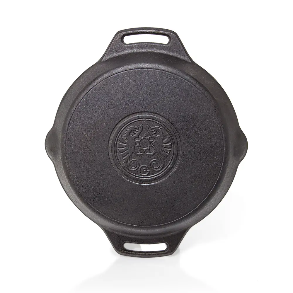 Petromax Feuerpfanne fp40h Gusseisen Ø 40 cm mit zwei Henkeln