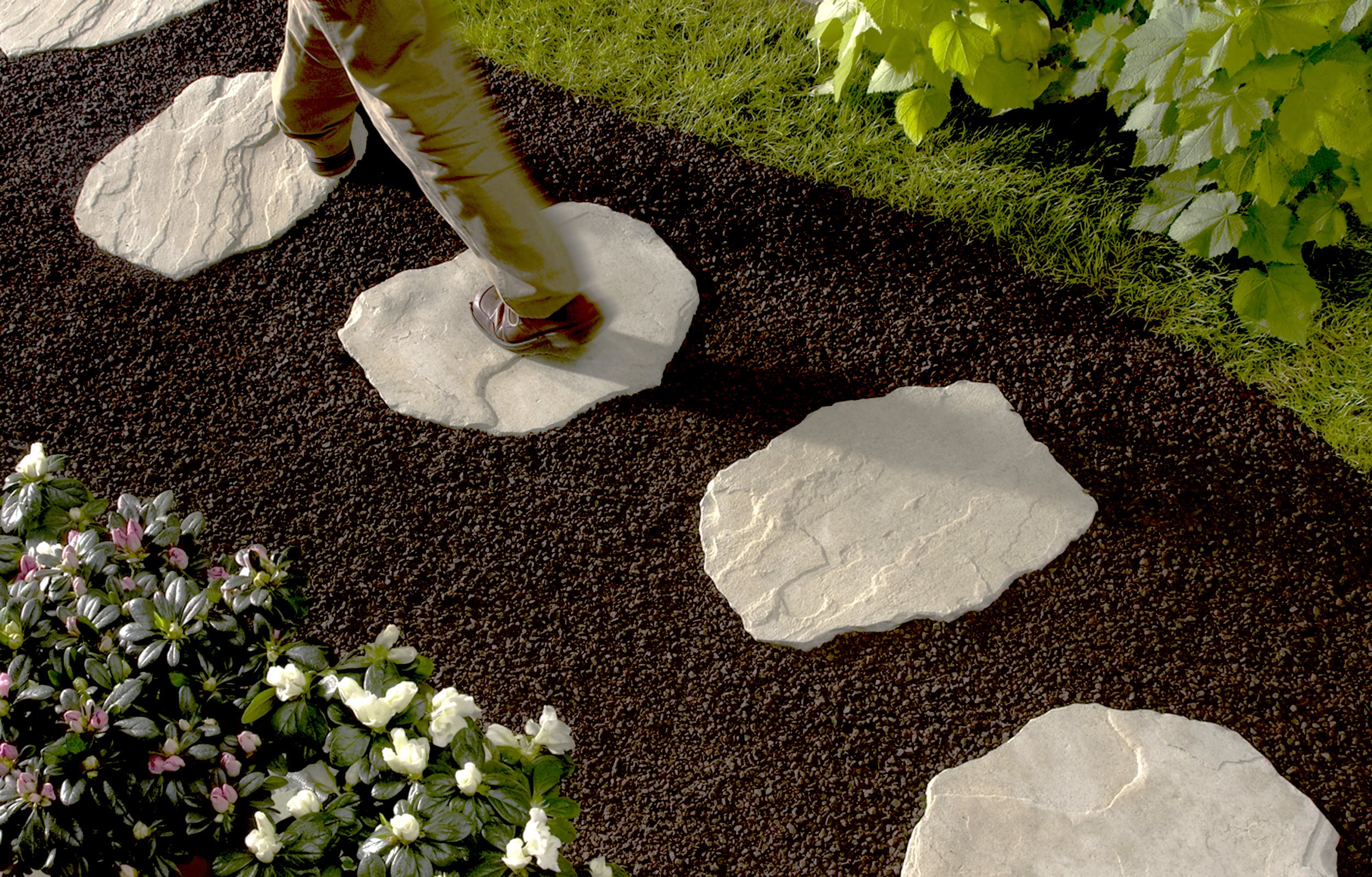 Kann Trittstein Nativa 56 x 42 x 4 cm kalkstein