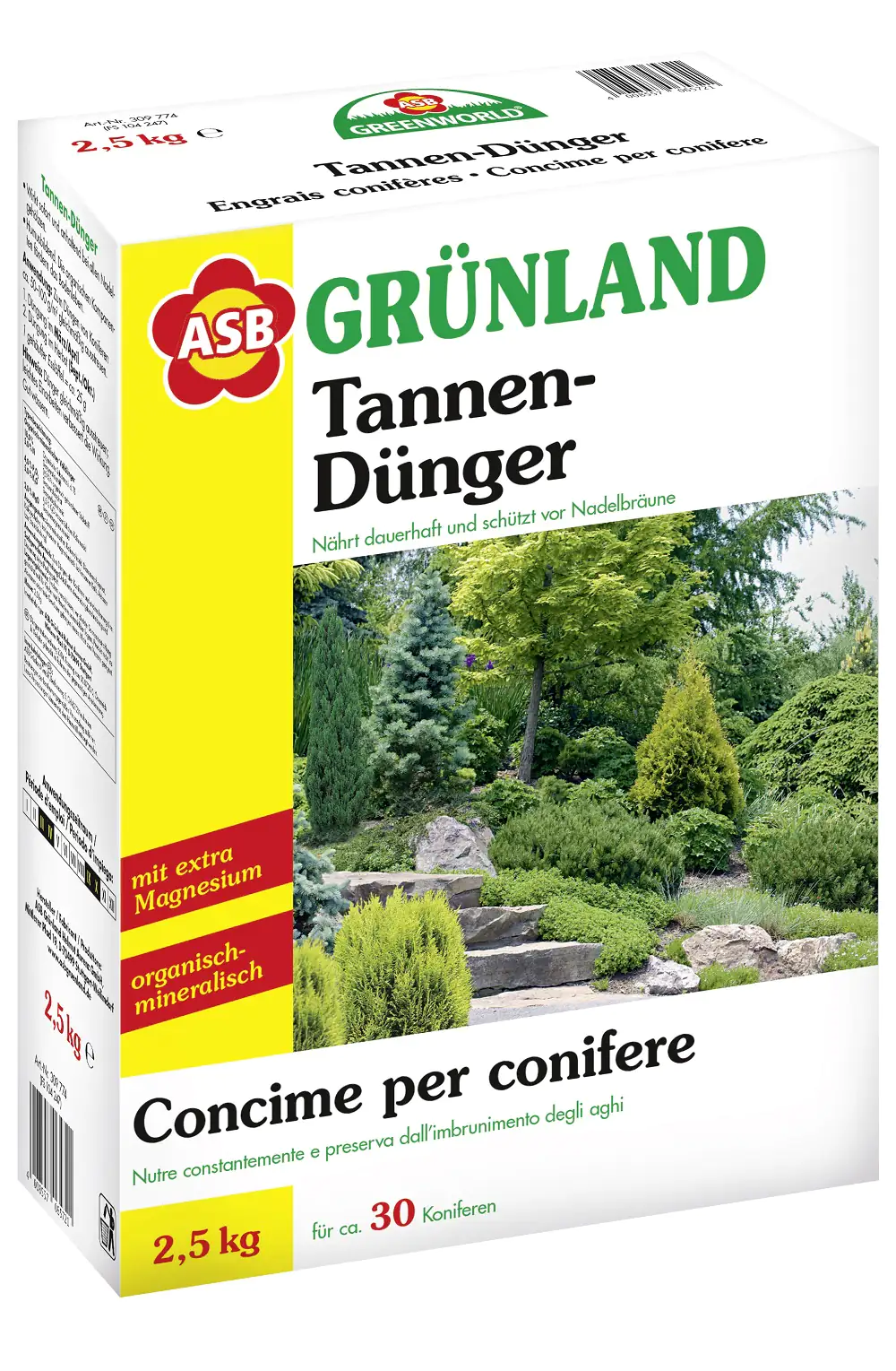 ASB Greenworld Spezial-Tannendünger 2,5 kg ASB Greenworld Spezial-Tannendünger 2,5 kg