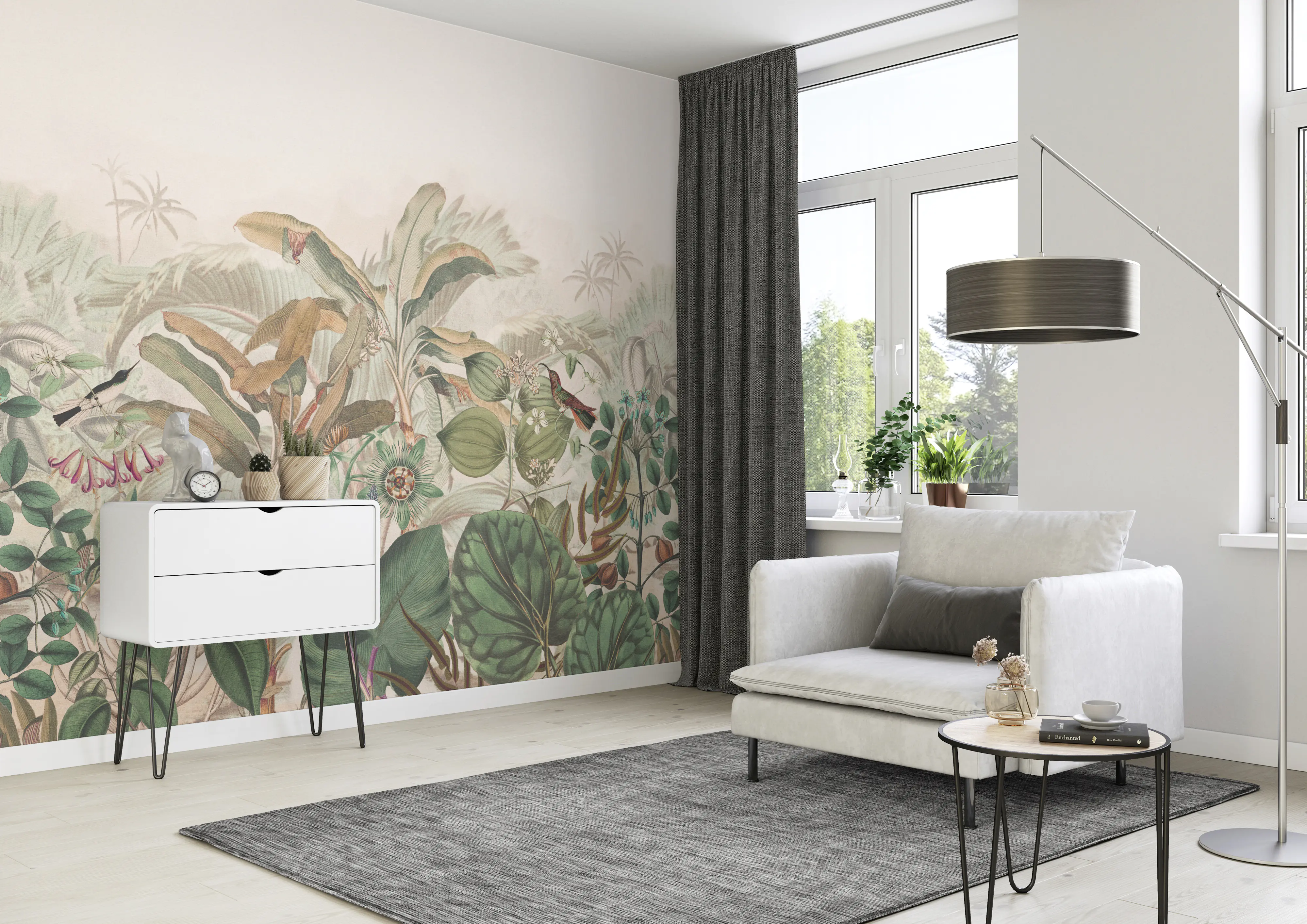 Rasch Vlies Fototapete 543674 Rot-Terra Muster & Motive 2,65 m x 2,65 m