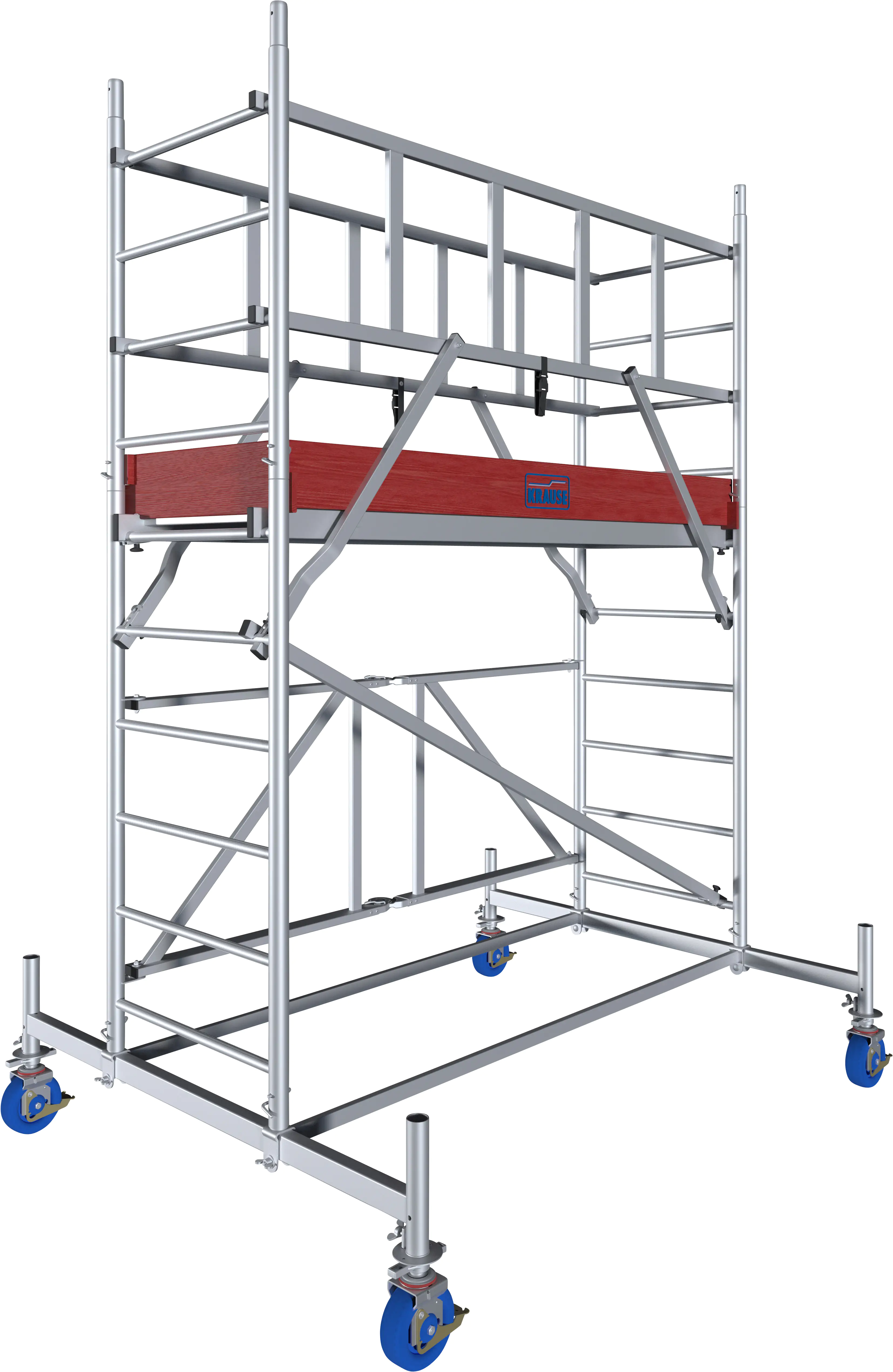 4009199942111_02 Krause Faltgerüst MONTO ProTec XS Aluminium 3,80 m