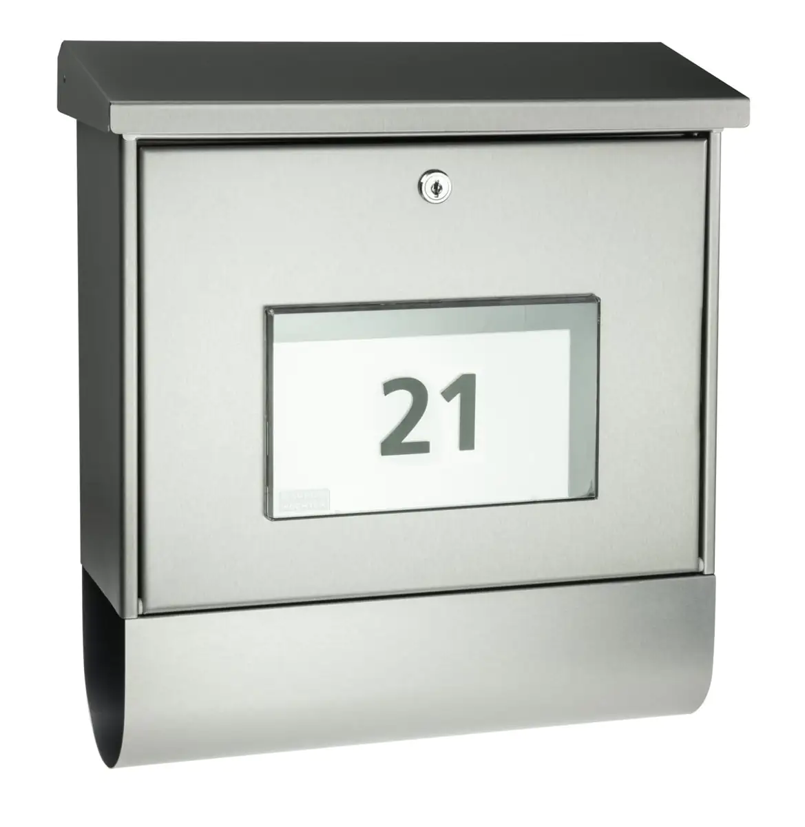 Burg Wächter Briefkasten Malaga  weiß 42 x 37.7 x 11.5 cm