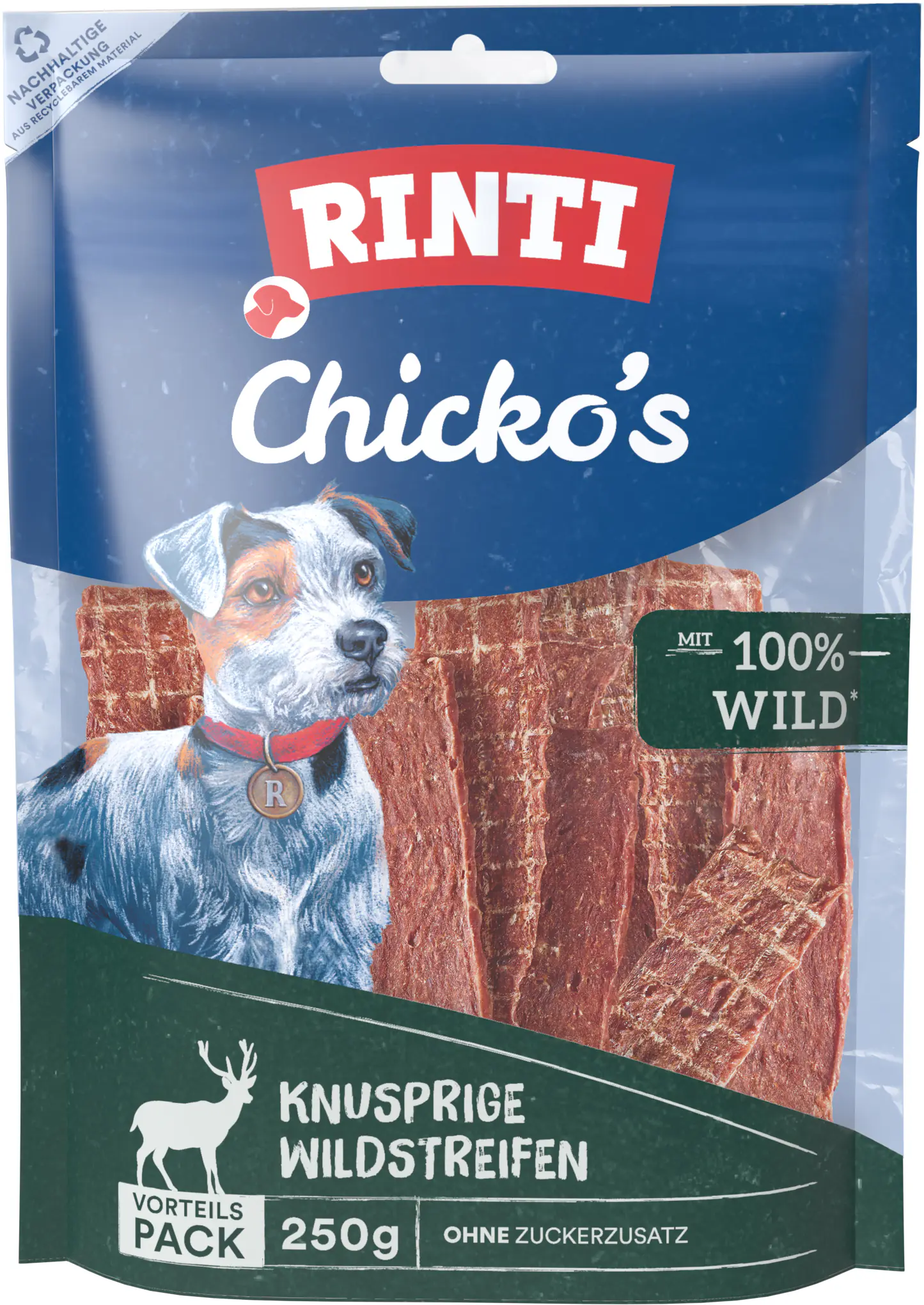 Rinti Chicko Hundesnack Wild Vorratspack 250 g