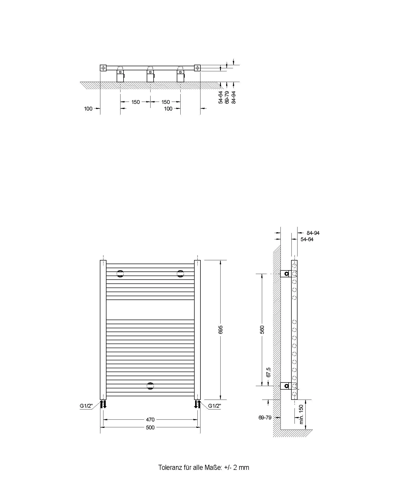4060991040863_4 Schulte Badheizkörper Turbo 69,5 x 50 cm 307 Watt