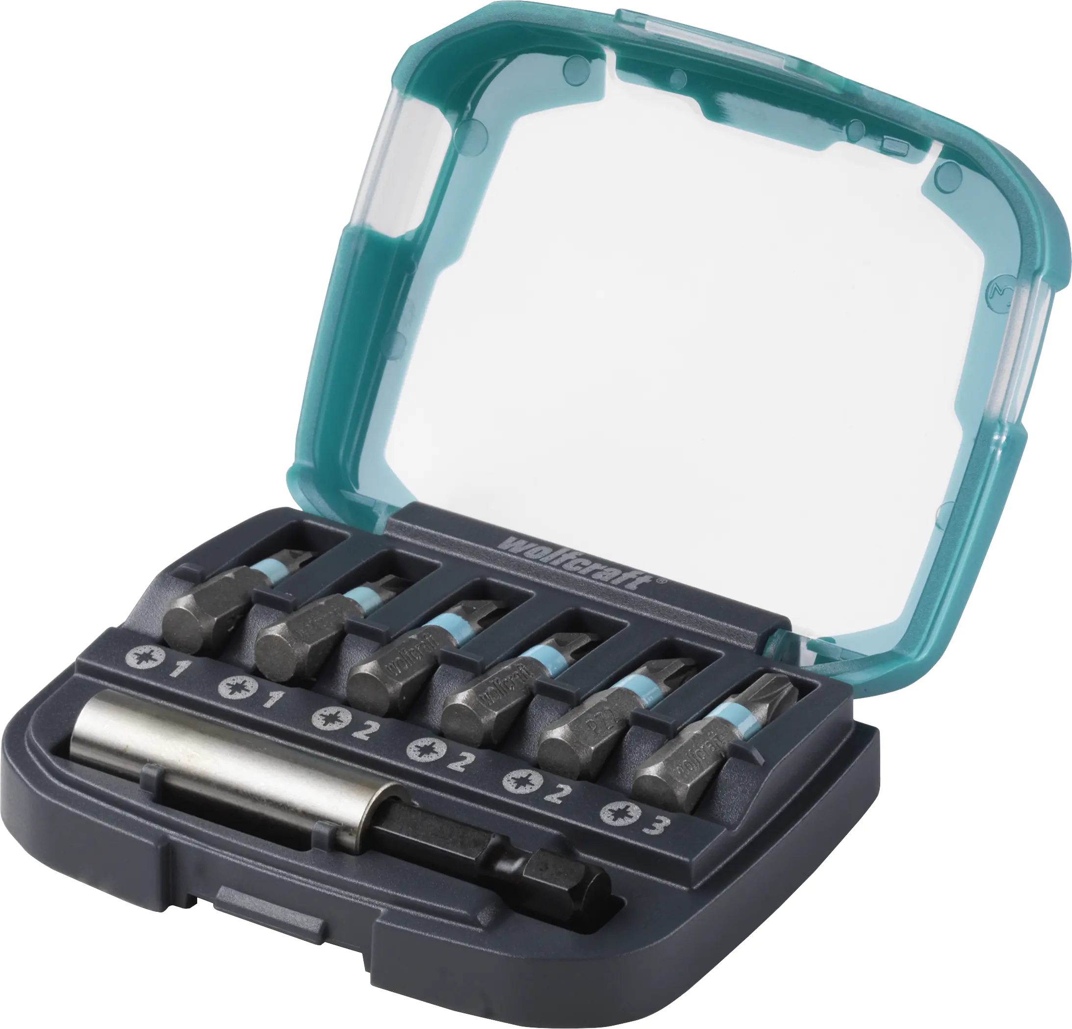 Wolfcraft Bit-Set PZ 7-teilig
