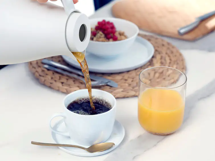 Leifheit Thermoskanne Harmonic 1 l weiß