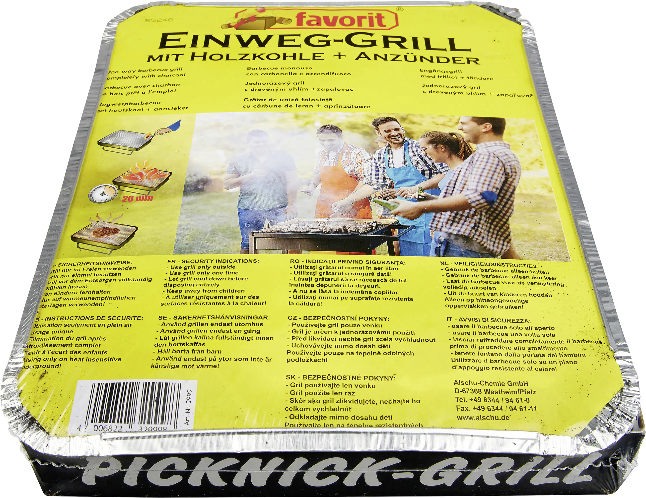 Favorit Einweg- und Picknick-Grill