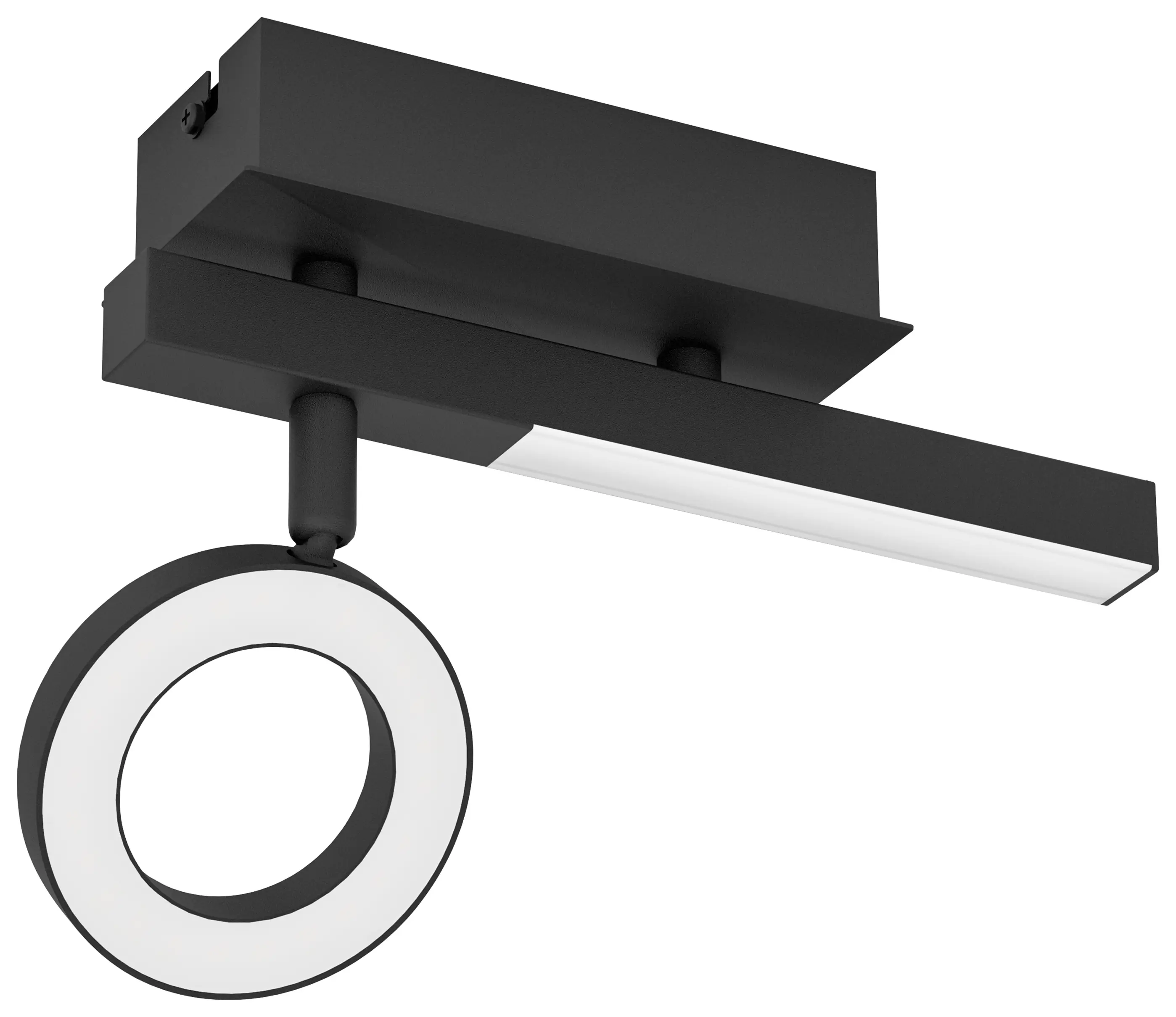 Eglo LED Spot Cardillo 2 schwarz 22,5 x 6,5 cm 