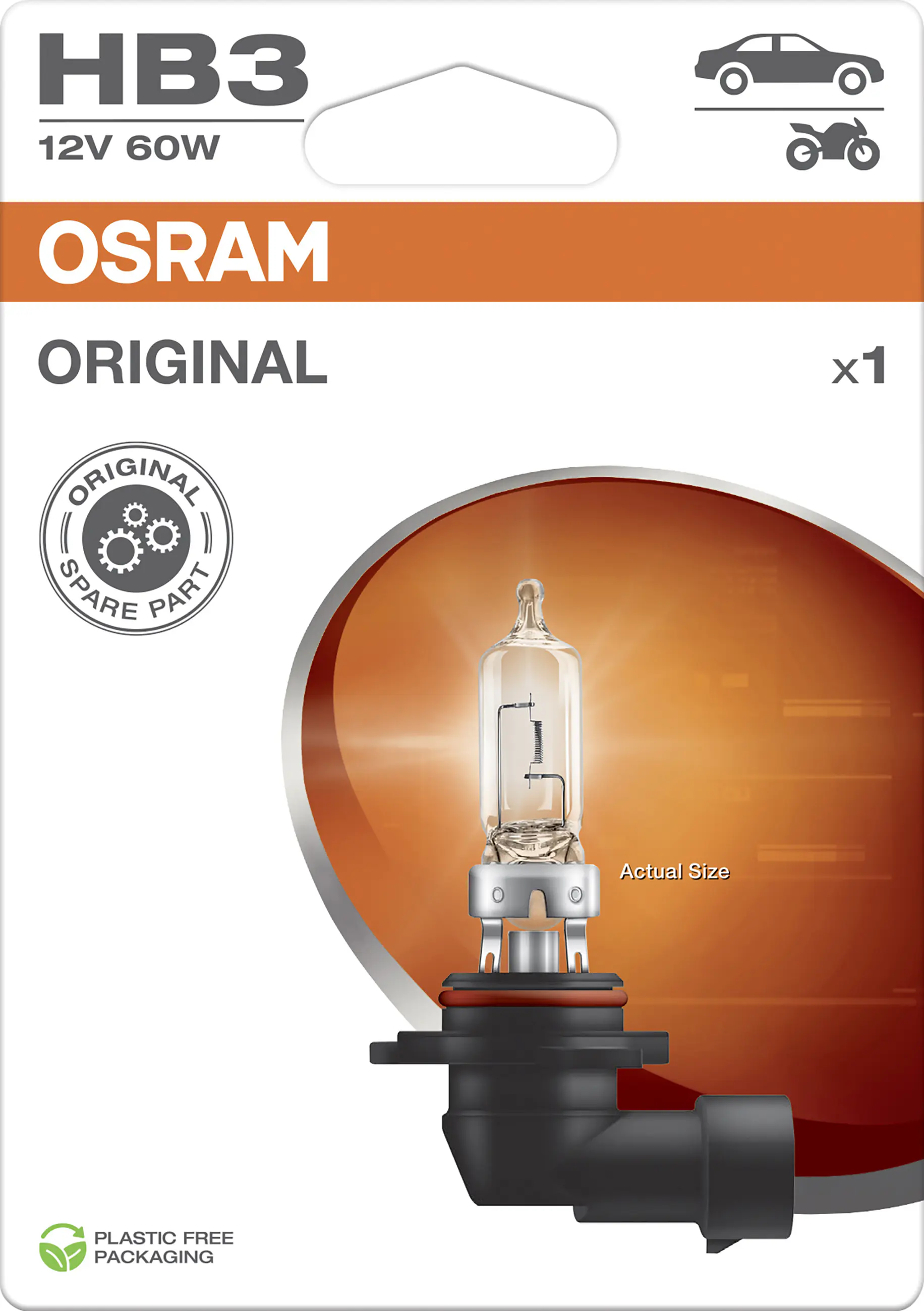 Osram Scheinwerferlampe HB3 Original 2.0
