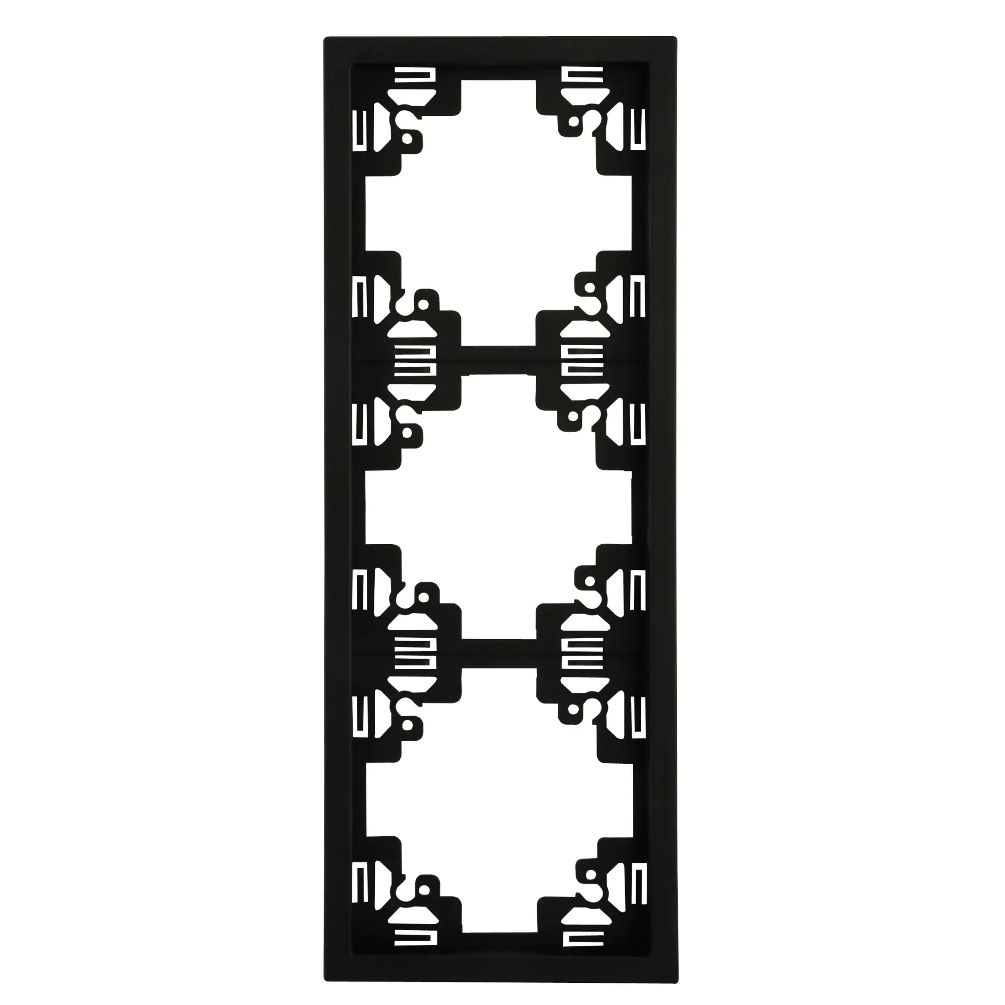 Unitec Abdeckrahmen 3-fach anthrazit, Serie Sao Paulo