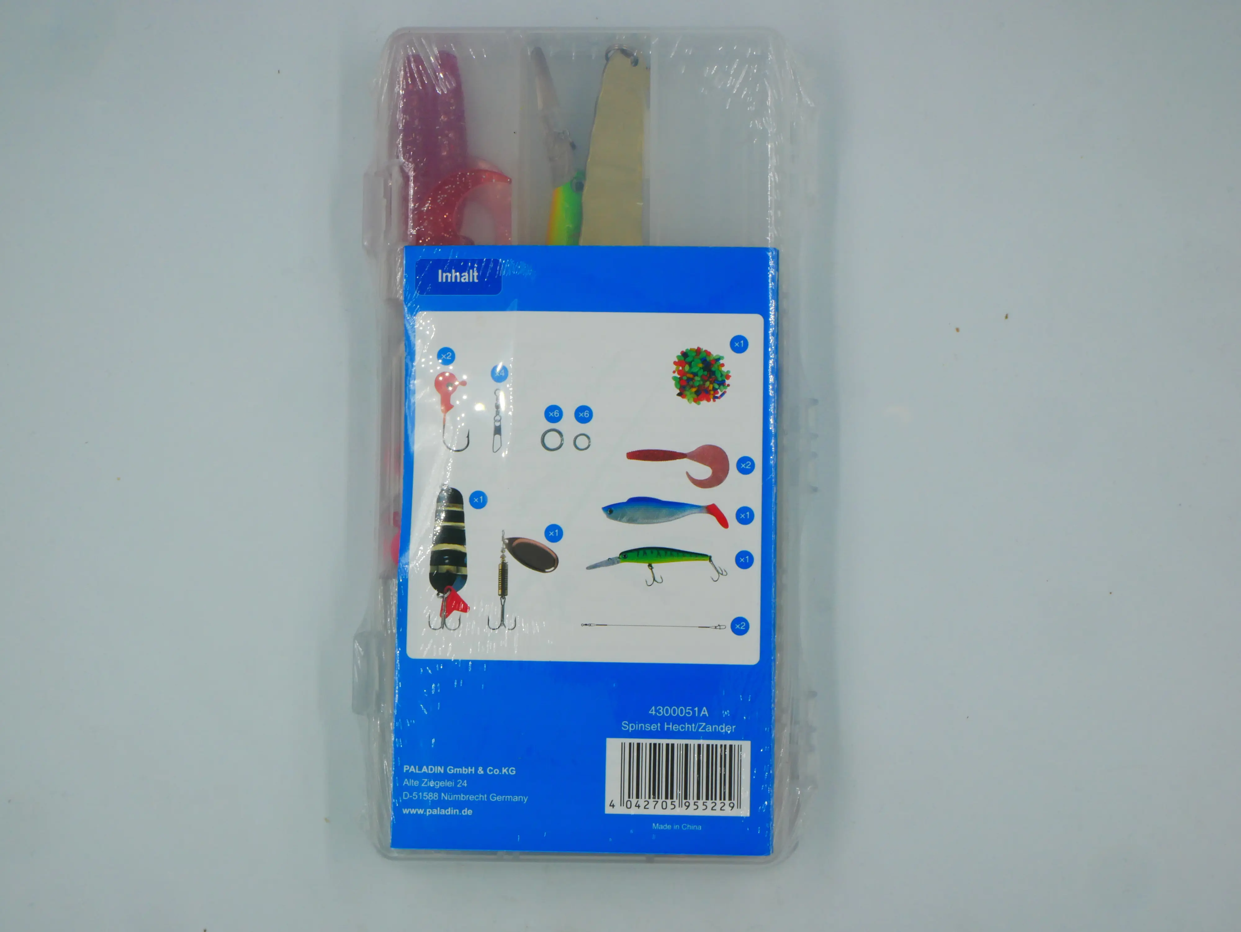 Paladin Angelbox Spinköder für Hecht und Zander 50-teilig Paladin Angelbox Spinköder für Hecht und Zander 50-teilig