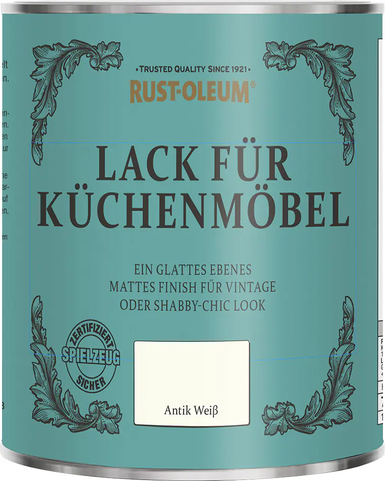 Rust-Oleum Lack für Küchenmöbel 750 ml antik weiß