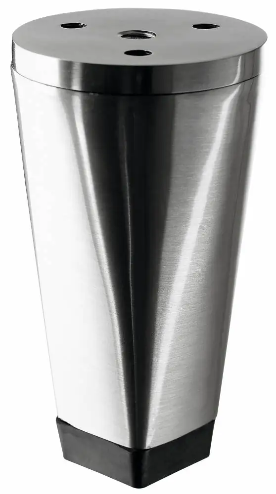 Hettich Möbelfuß Neiva Edelstahl-Optik Ø 50 x 100 mm