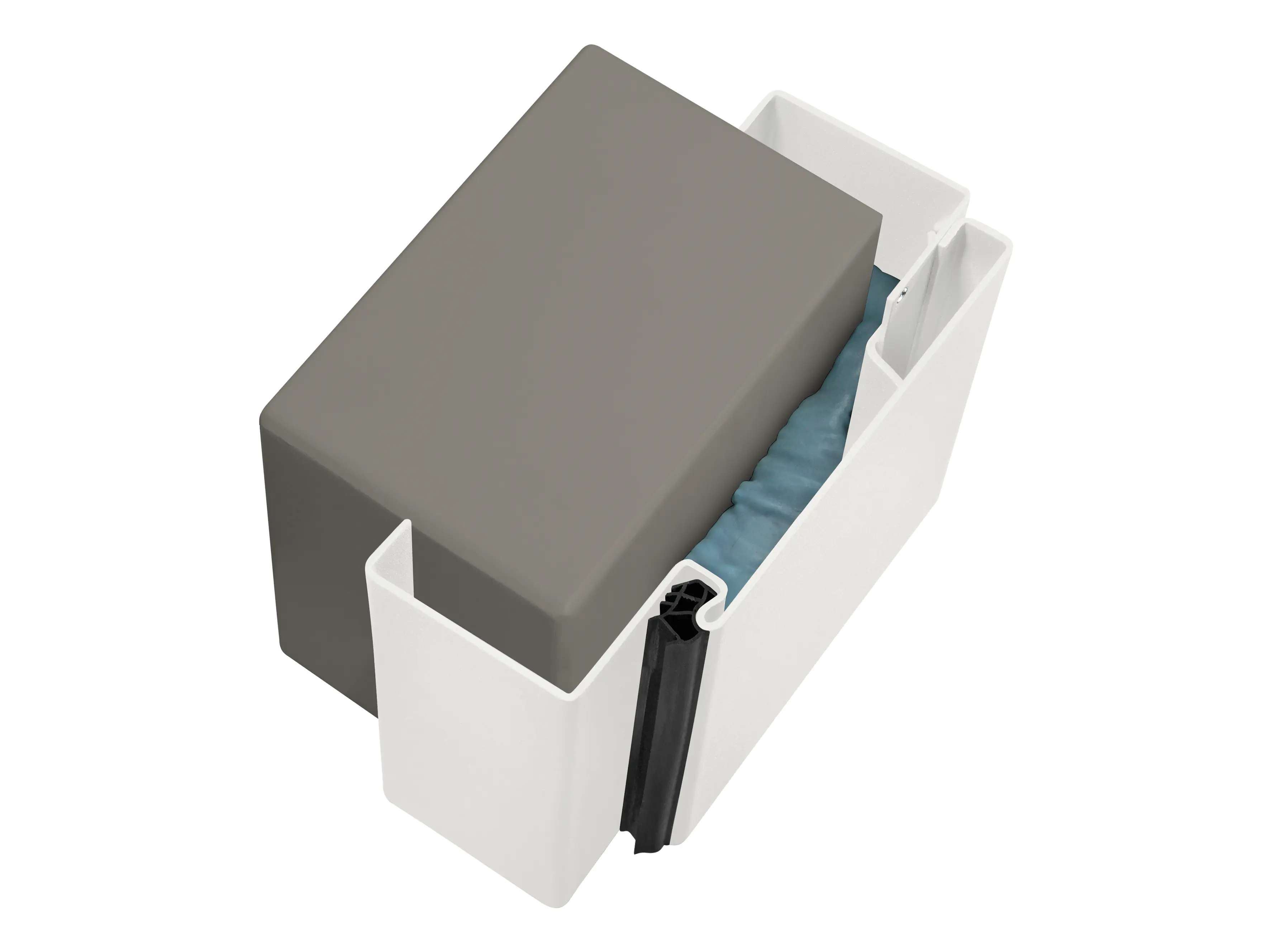 Hörmann Mauerwerkzarge Ständerwerkzarge 87,5 x 212,5 cm Links weiß