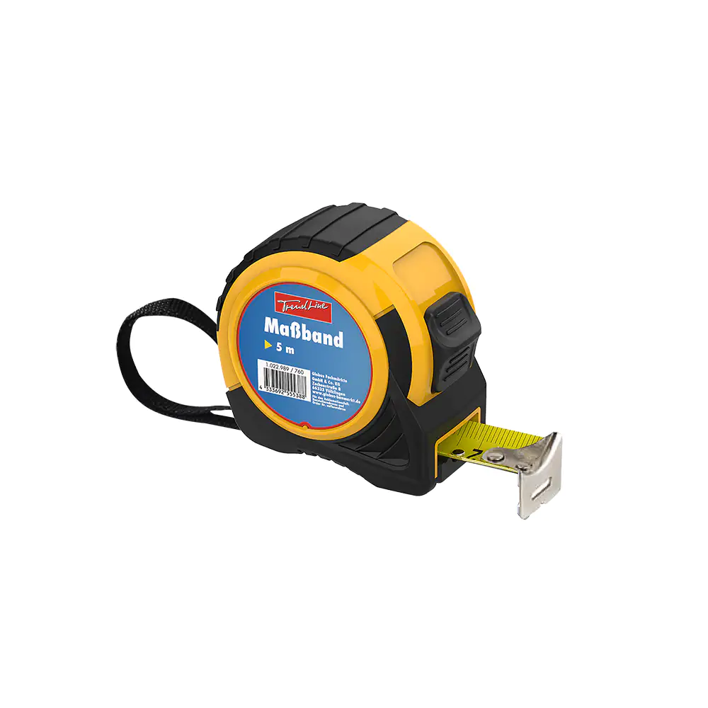 TrendLine Maßband 5 m mit Einrast-Funktion TrendLine Maßband 5 m mit Einrast-Funktion