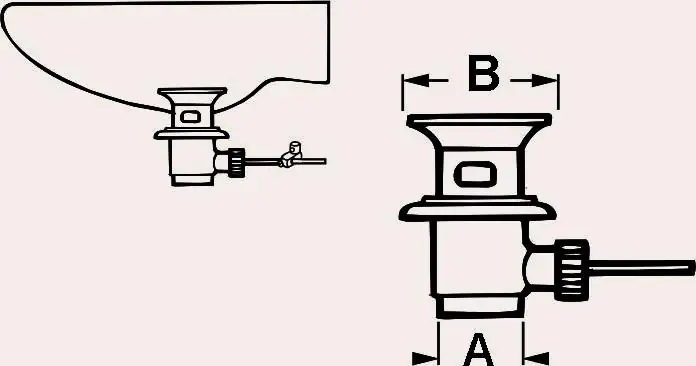 Cornat Excenter-Ablauf Garnitur 1 1/4" verchromt Ø 62 mm