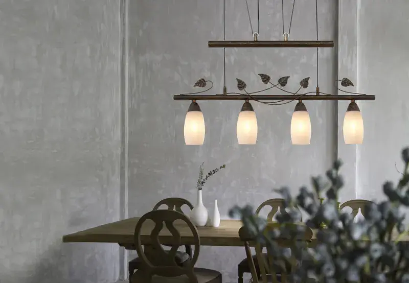 Globo Hängeleuchte Venezia 72 x 160 cm L x H rost