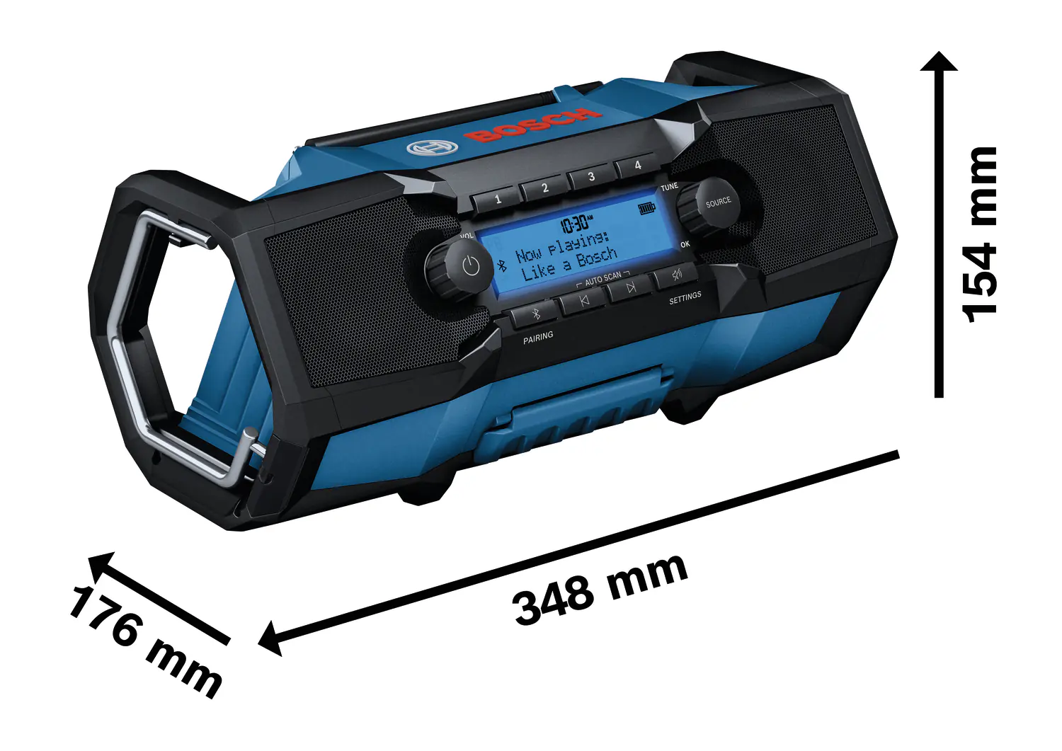 Bosch Professional Akku-Radio GPB 18V- 3 SC 18 V AMPShare Solo