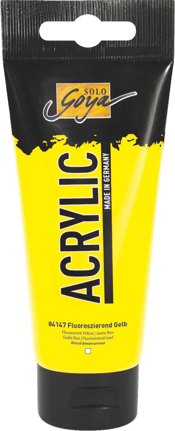 Kreul Solo Goya Acrylic fluoreszierend gelb 100 ml Tube