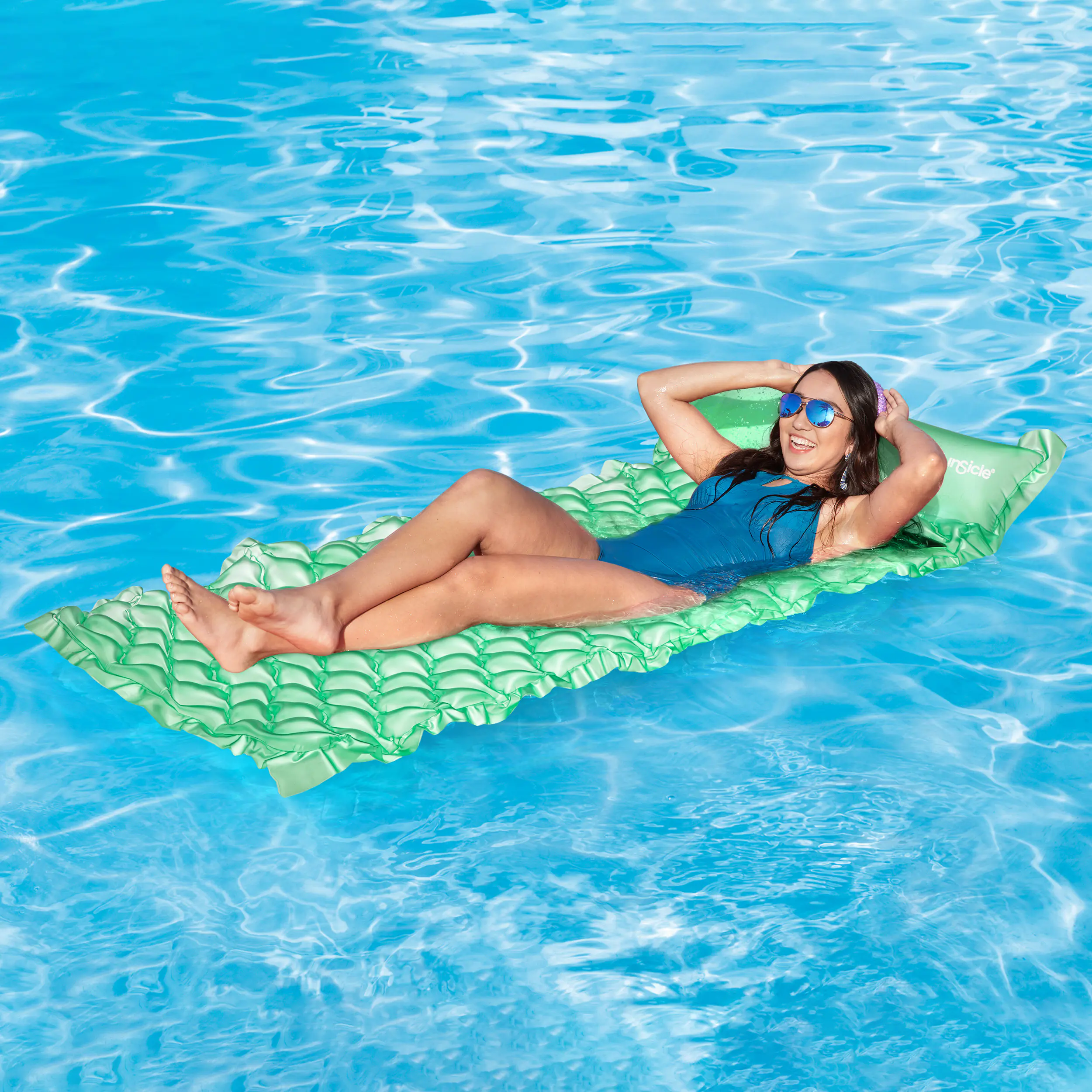 Funsicle Luftmatratze Comfy Matte 175 x 80 cm grün