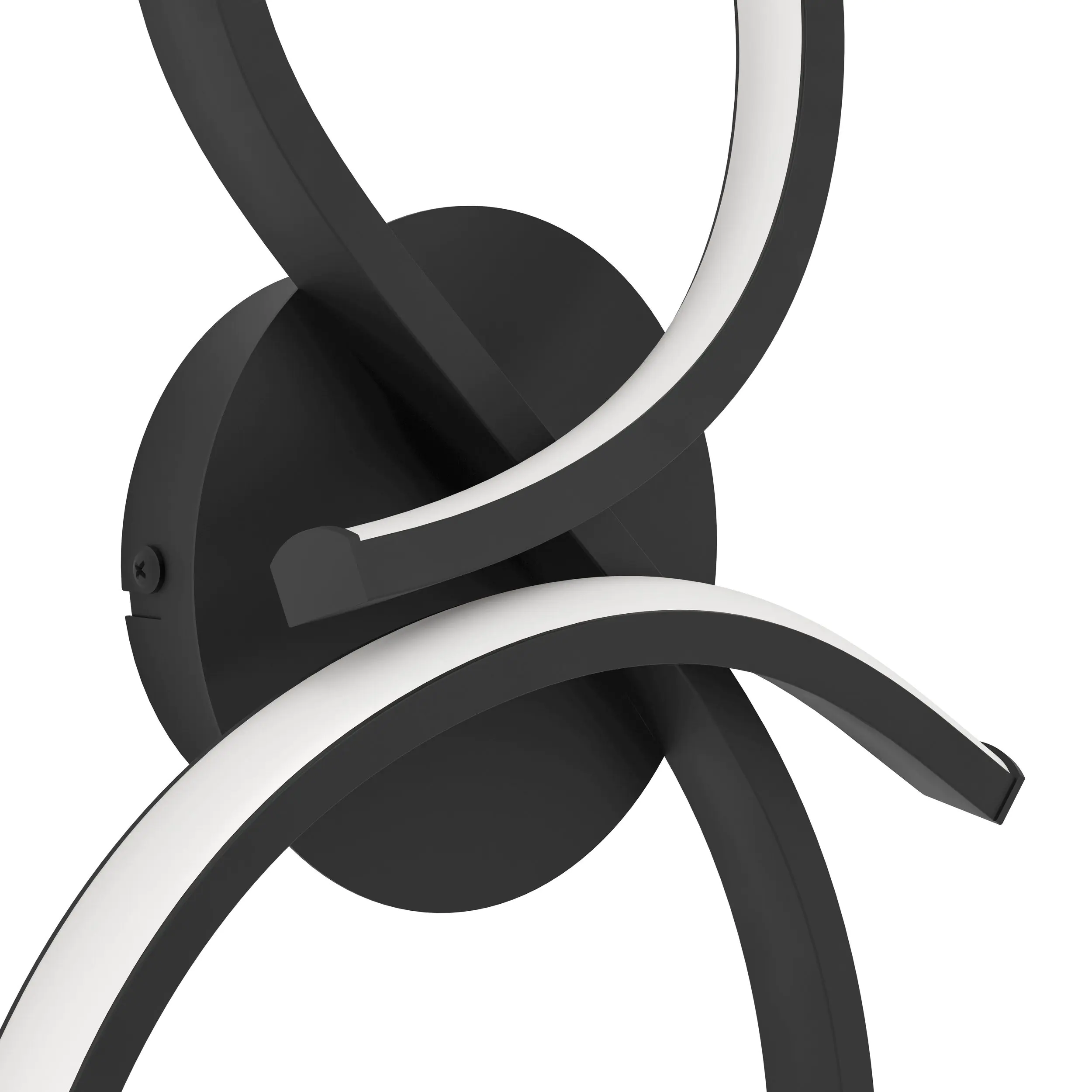 Eglo LED Wandleuchte Serpins schwarz 40 x 20,5 cm