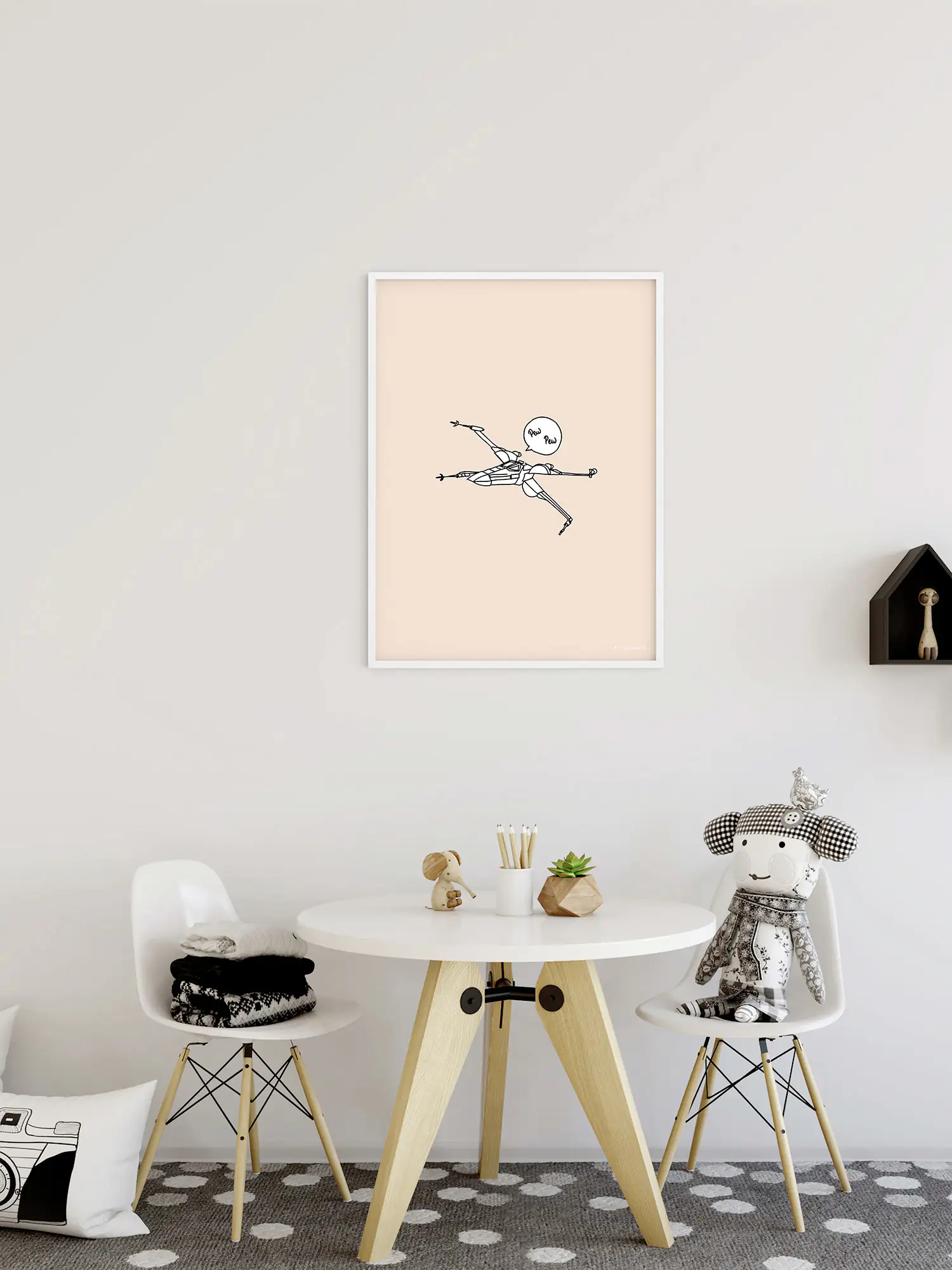 4055065190865_2865741 Komar Wandbild Star Wars Pew Pew 40 x 50 cm