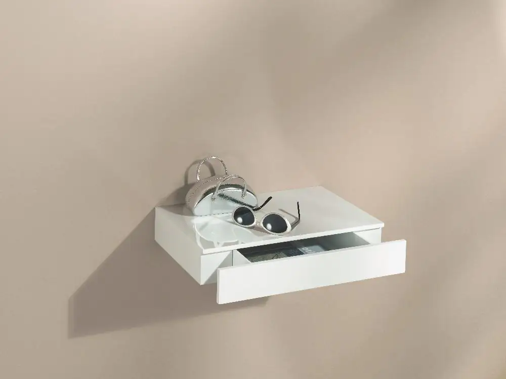 4007557114095 Dolle Wandregal Cassetto, weiß, 450 x 250 x 80 mm