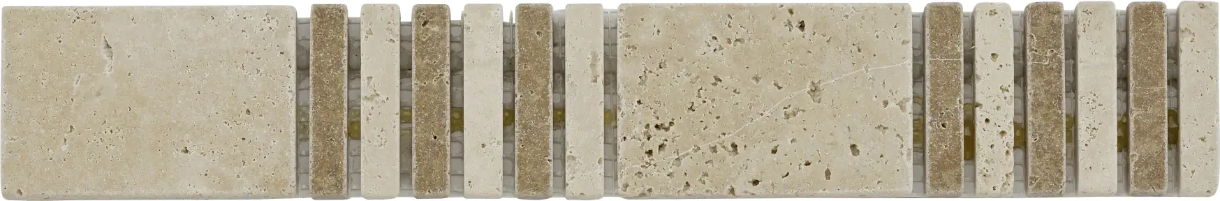 Fliesenbordüre Marmor Ticino 4,8 x 30,5 cm beige Fliesenbordüre Marmor Ticino 4,8 x 30,5 cm beige