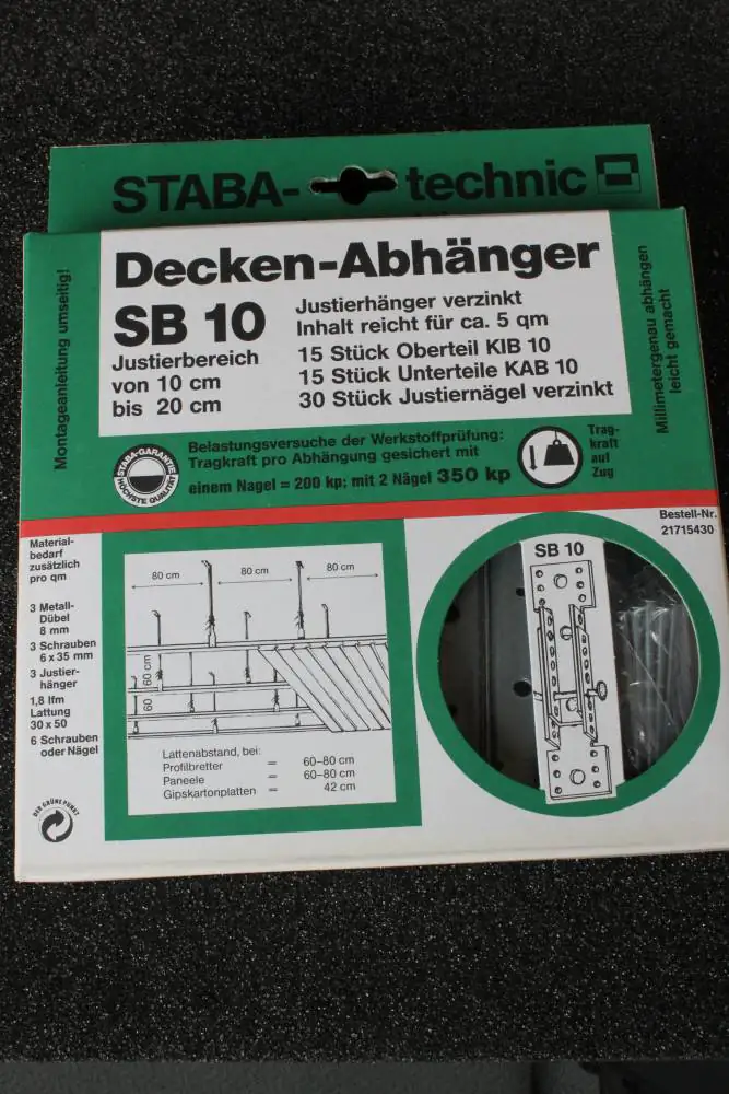 Staba Deckenabhänger SB10 Staba Deckenabhänger SB10